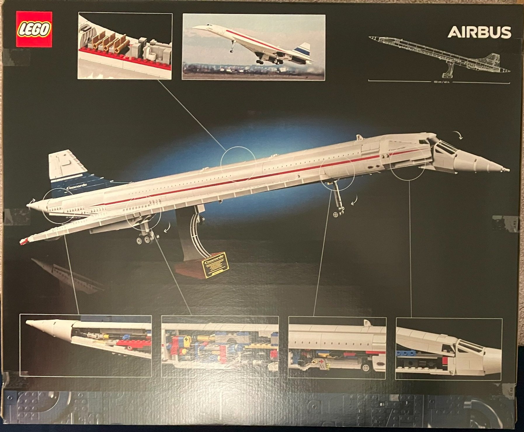 Supersonic LEGO Models : Concorde model