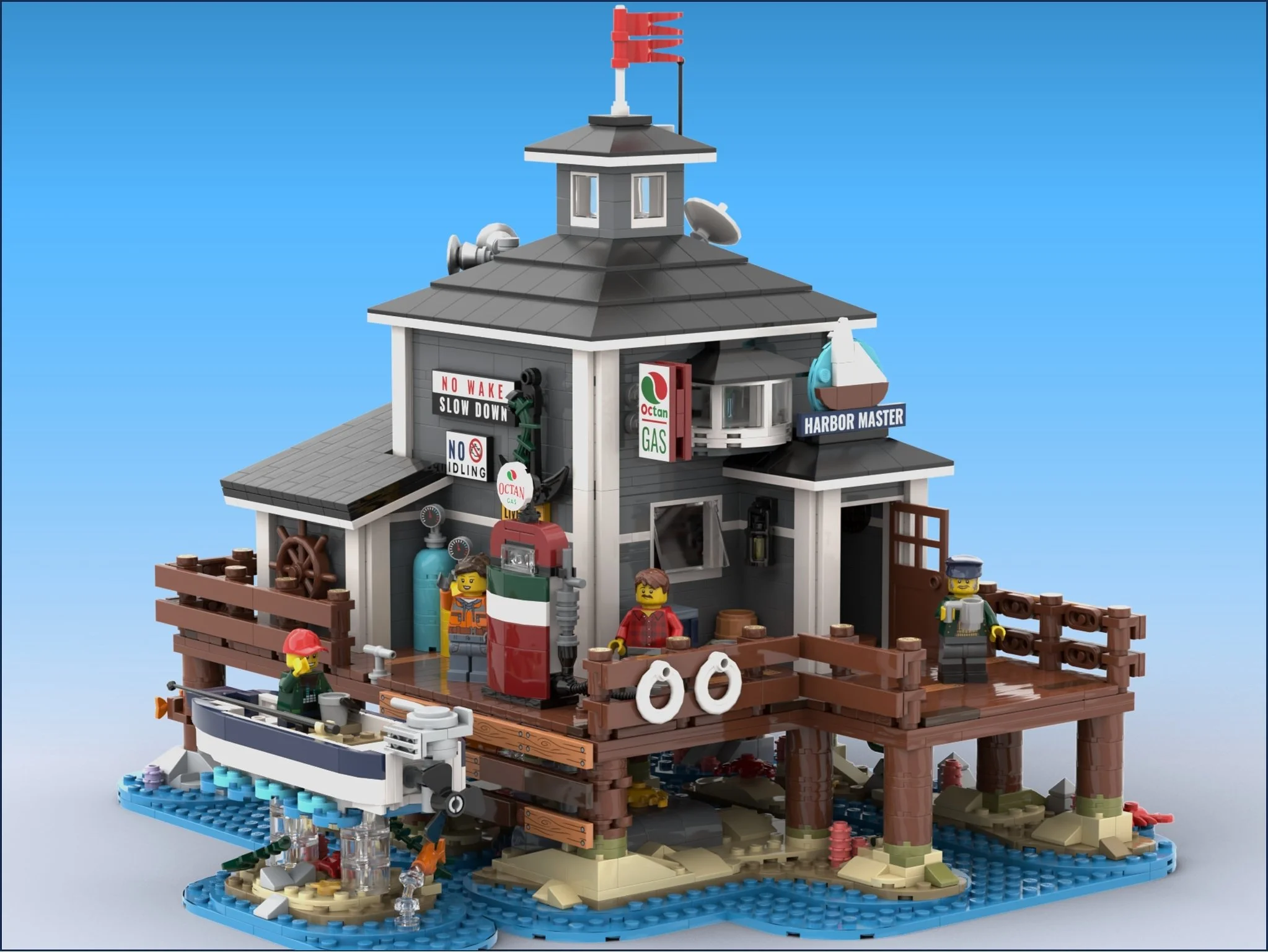 Lego Tree House Bricklink 21310 LEGO MOC Pier Extension For The