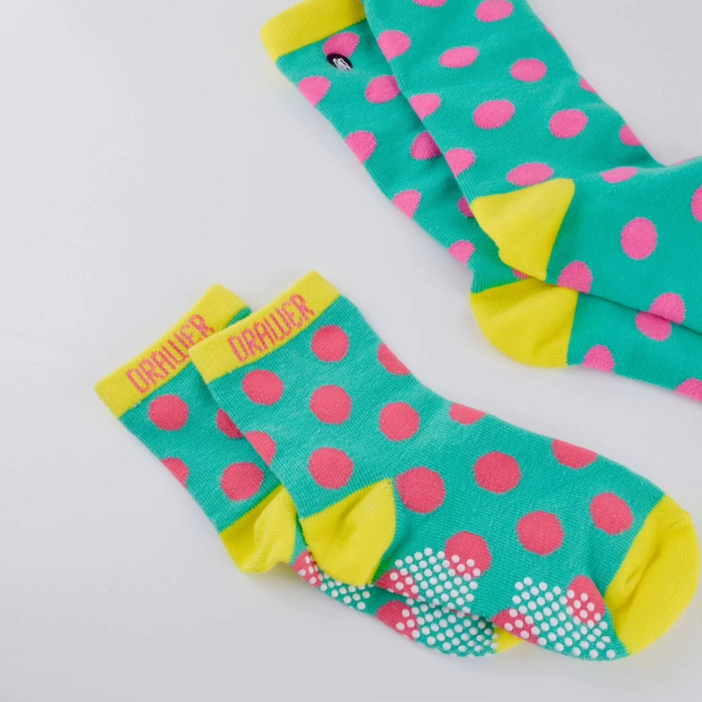 Match with your little one with our Big Polka Dot collection. Find them online or this weekend at the @theroyalbison!

~ #bigpolkadots #yeg #yegsocks #socks #theroyalbison #ooak #shoplocal