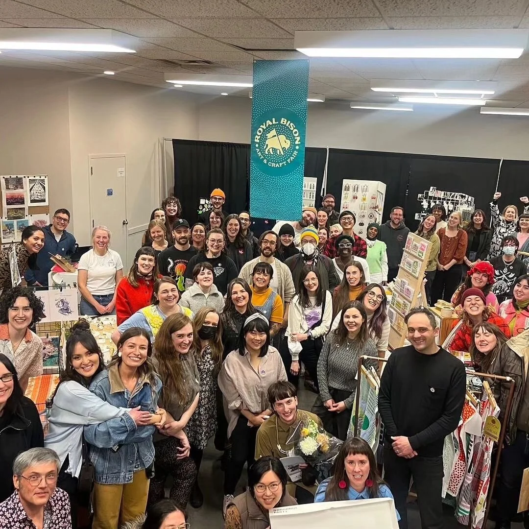 Thank you Edmonton for all your support at @theroyalbison the past 2 weekends! It's been an honor and privilege to be apart of our favorite market since we made our debut in 2016 with our first 12 designs. Thankful for the opportunity to grow and exp