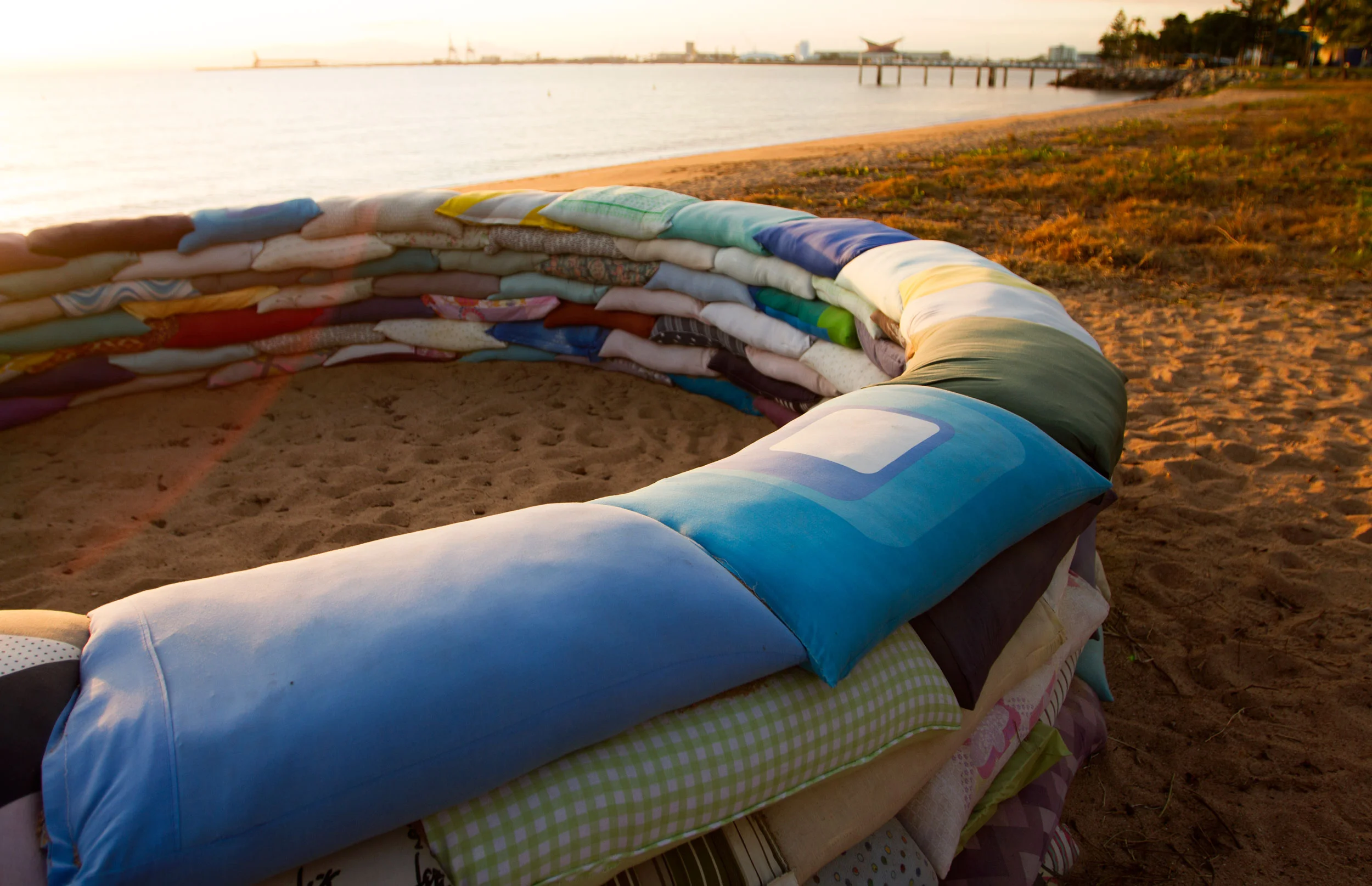 Dream Palisade @ Strand Ephemera Sculpture Festival, Townsville