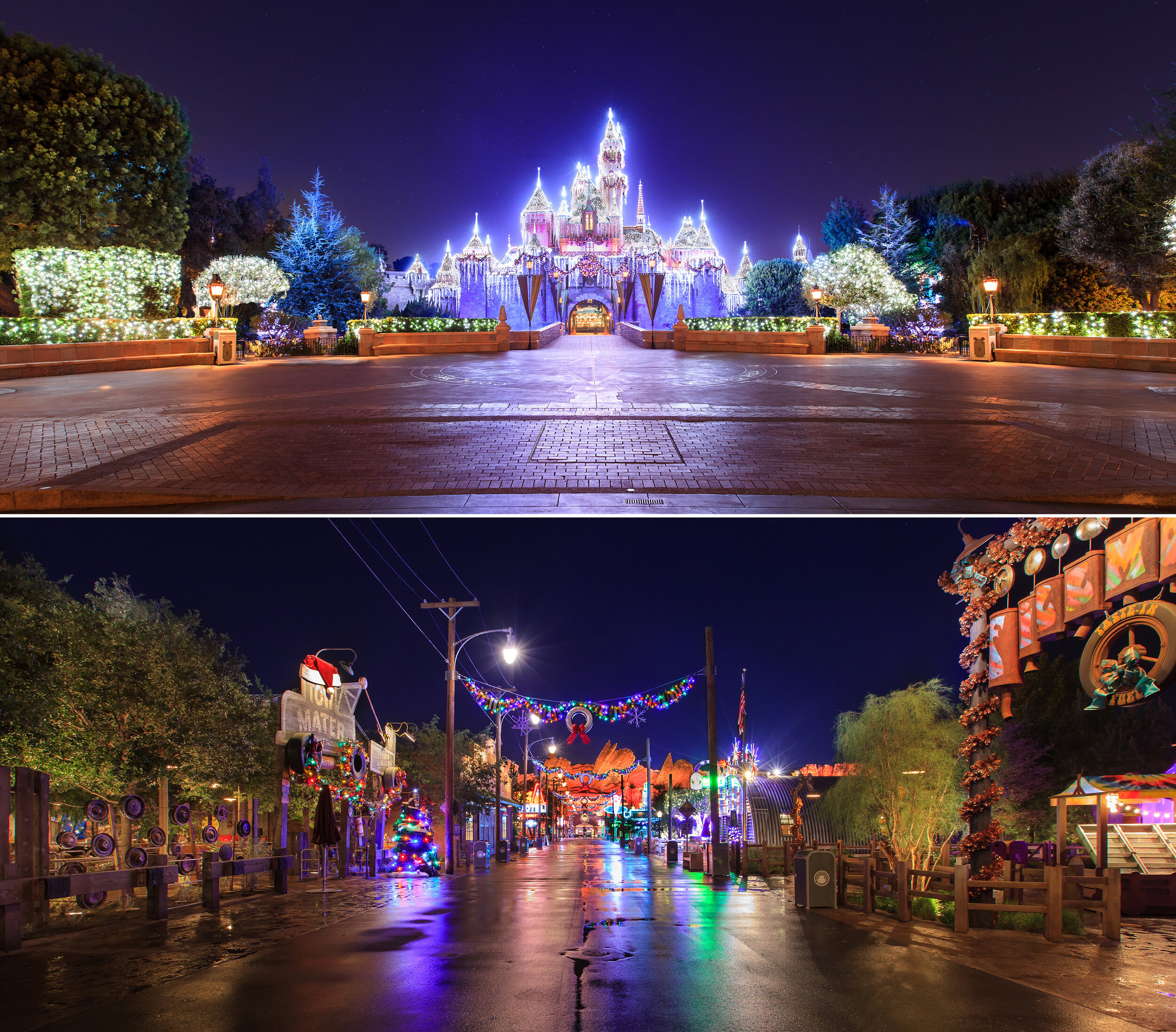 Disneyland Park Map Covers / Holidays 2016