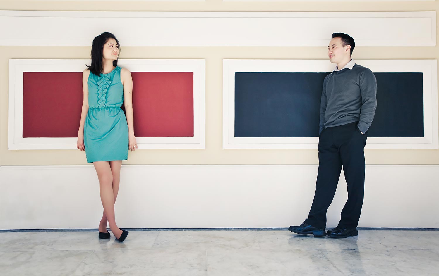 Getty Villa Engagement | Stephen Grant Photography