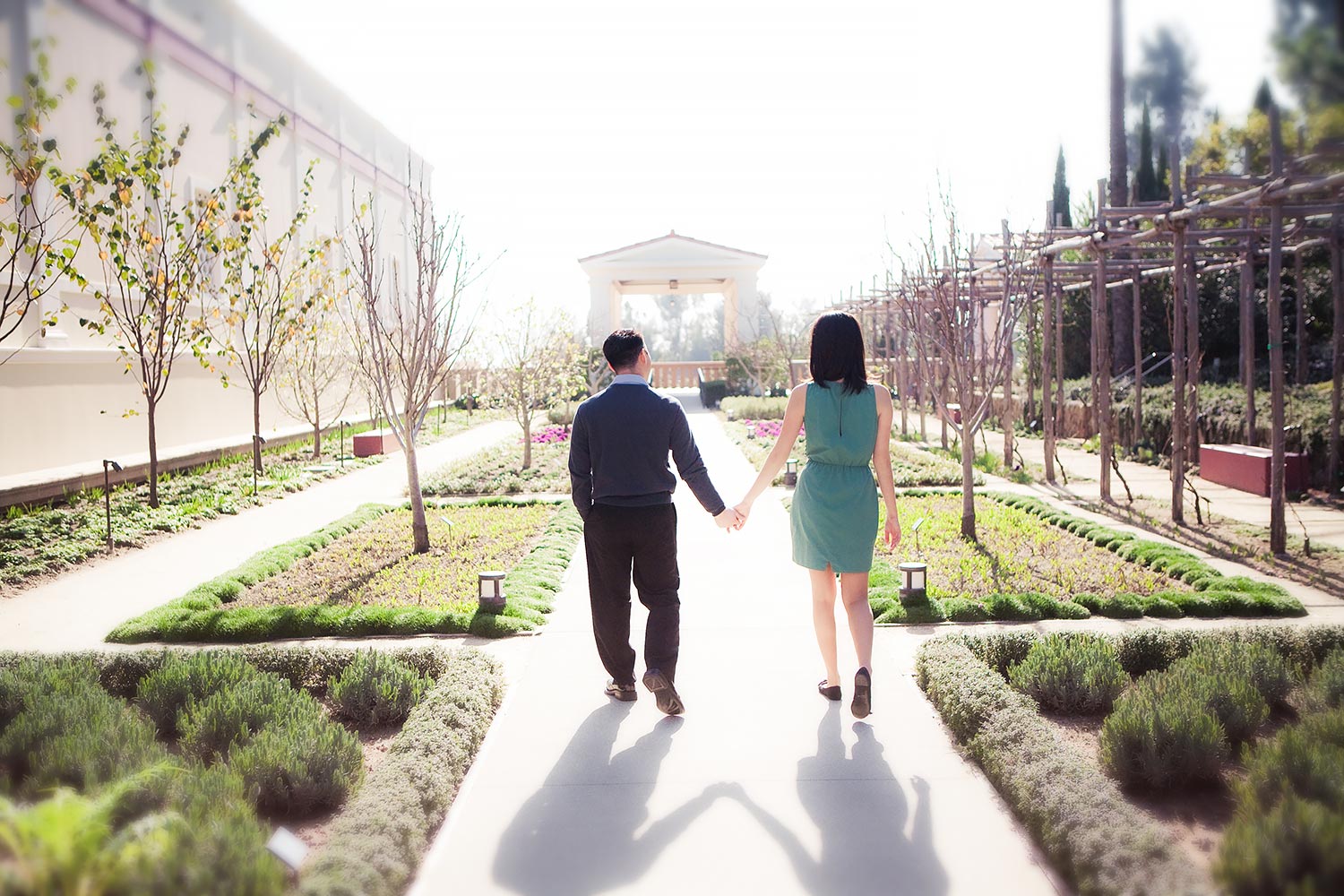 Getty Villa Engagement | Stephen Grant Photography