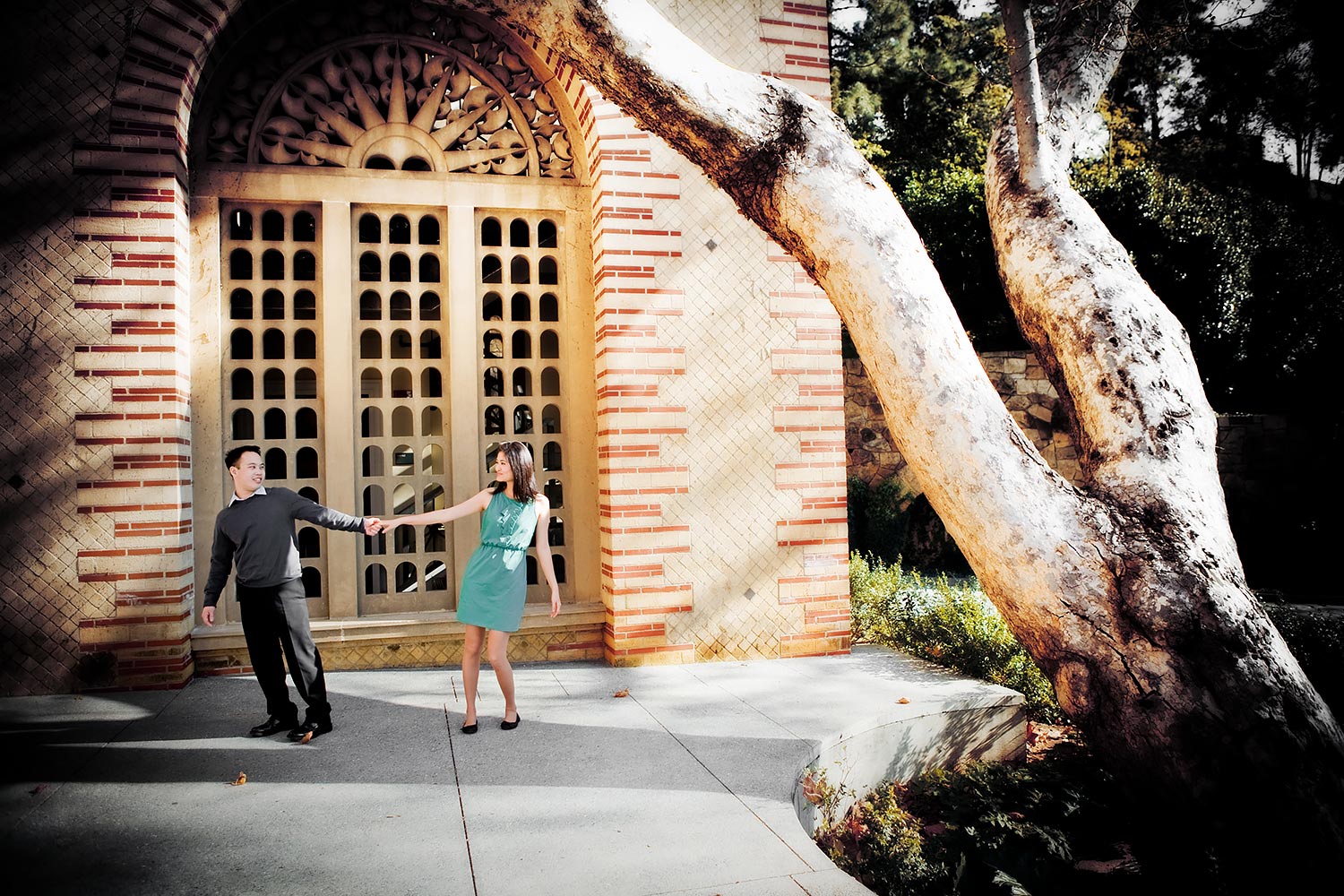 Getty Villa Engagement | Stephen Grant Photography