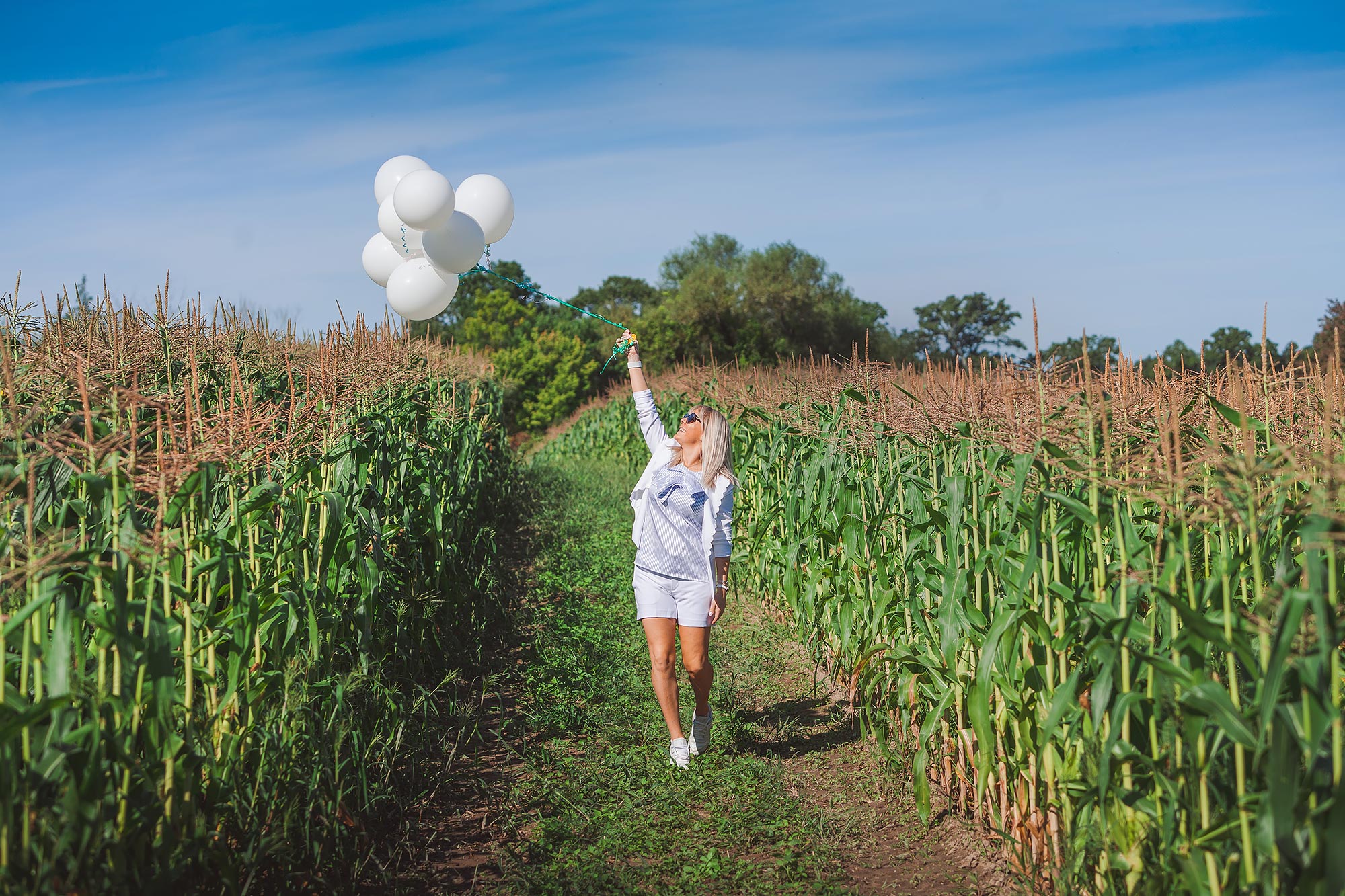 Colby Farm Sunflower Portrait Photographer | Stephen Grant Photography