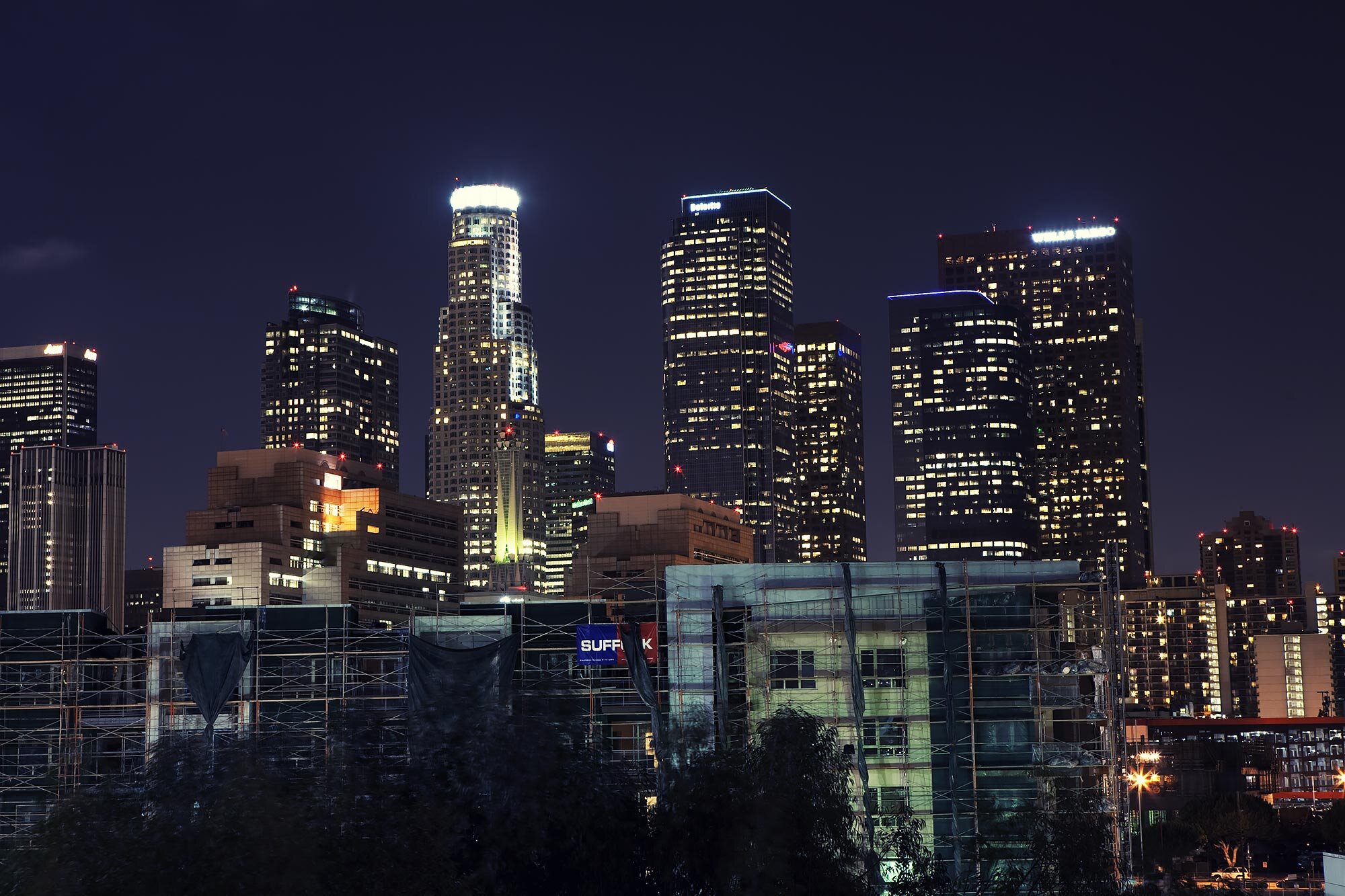 Downtown Los Angeles Night | Stephen Grant Photography