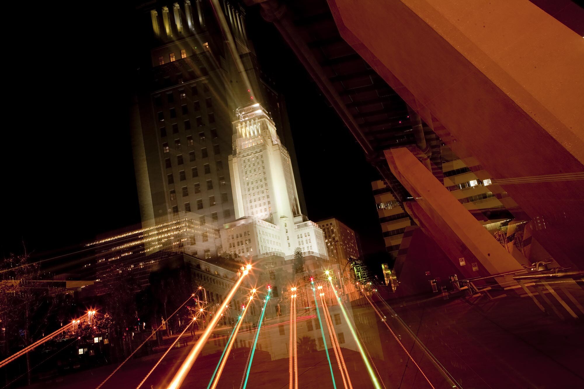 Downtown Los Angeles Night | Stephen Grant Photography