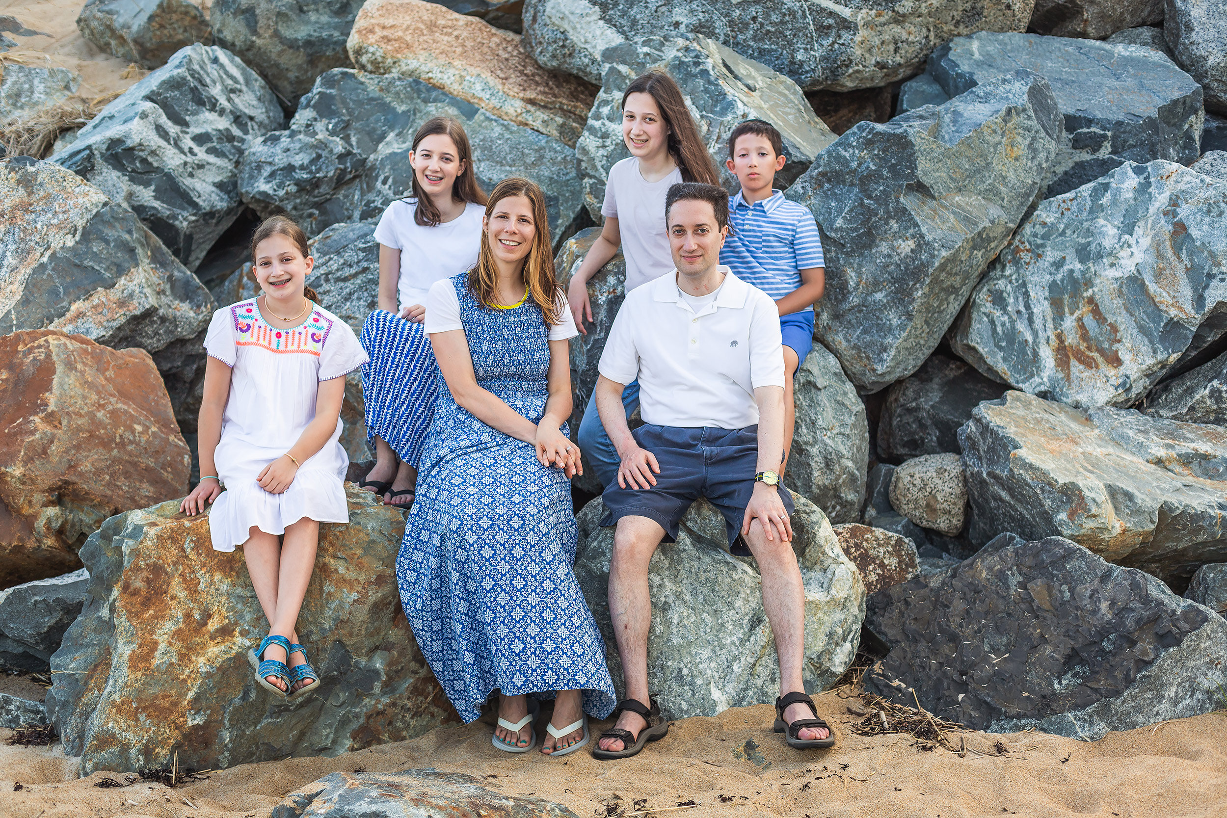 Nahant Beach Family Portrait | Stephen Grant Photography