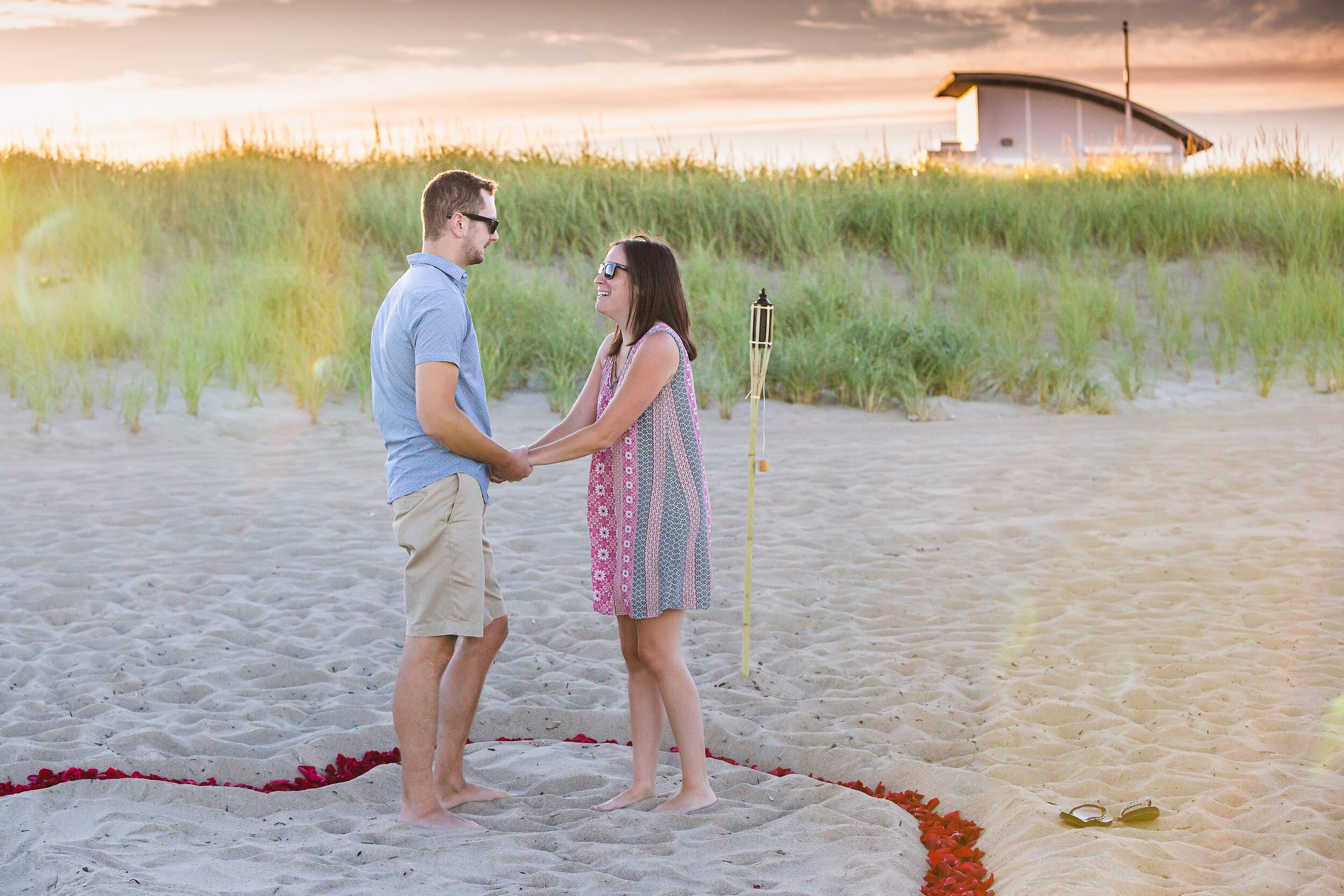 Salisbury Beach Engagement Proposal | Stephen Grant Photography