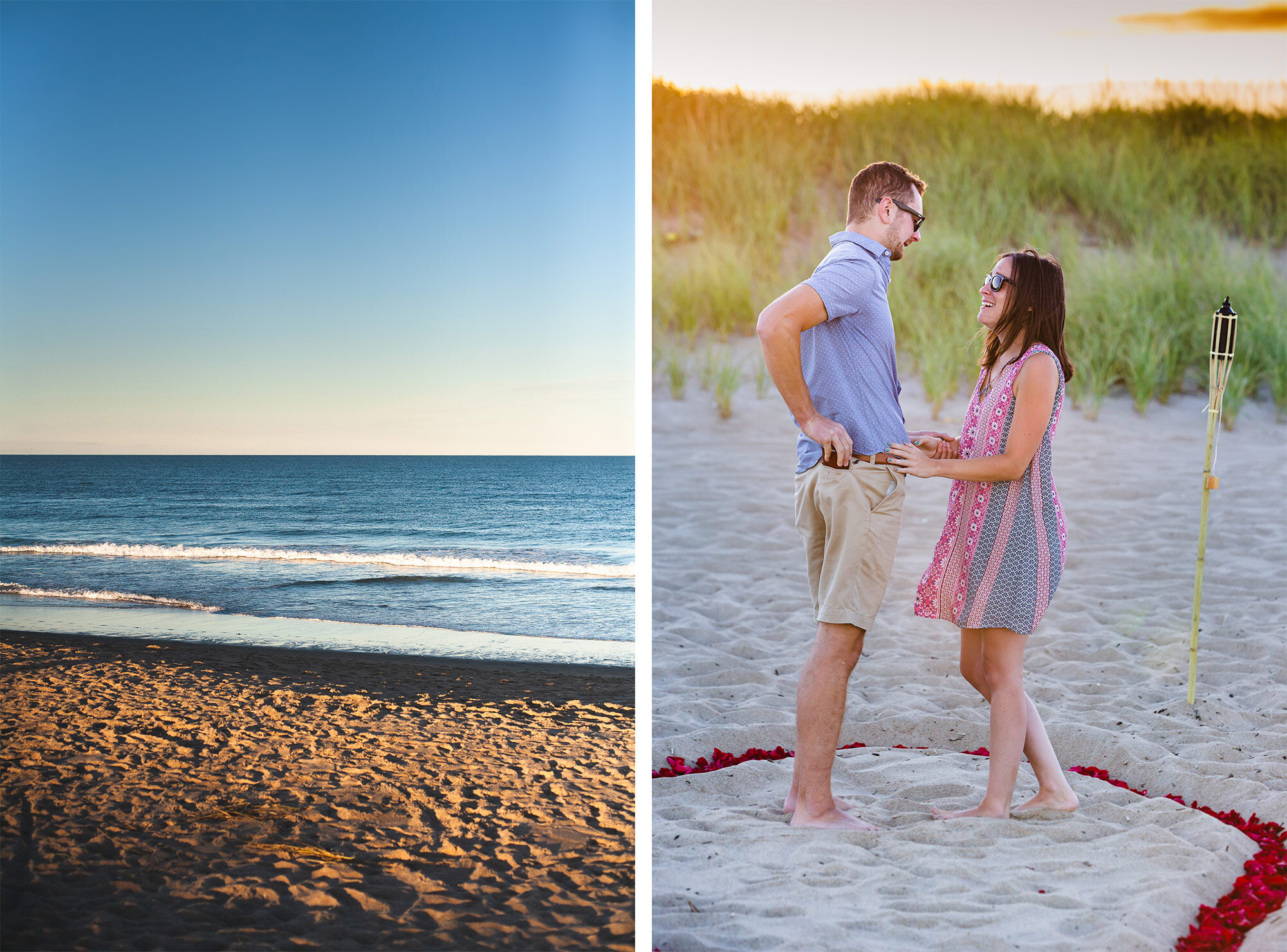 Salisbury Beach Engagement Proposal | Stephen Grant Photography