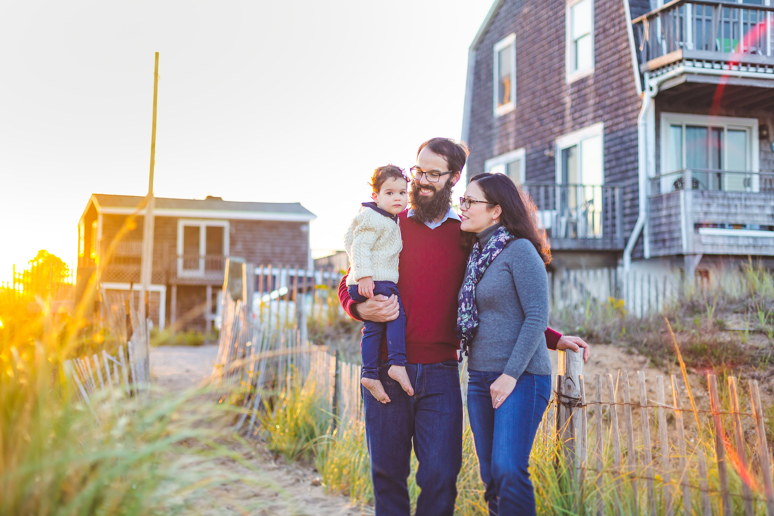 Plum Island Beach Family Portrait | Stephen Grant Photography