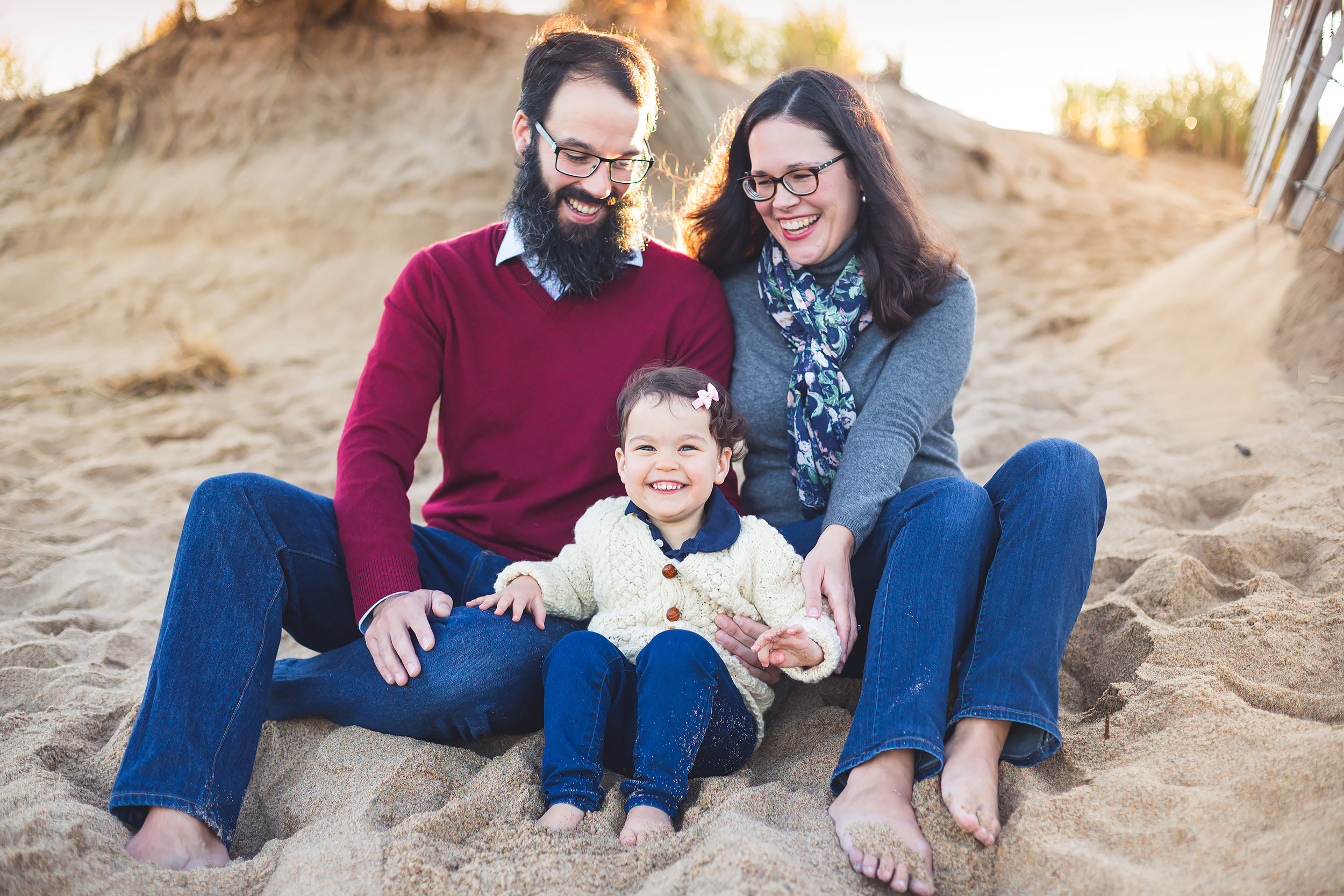 Rye NH Beach Family Portrait | Stephen Grant Photography