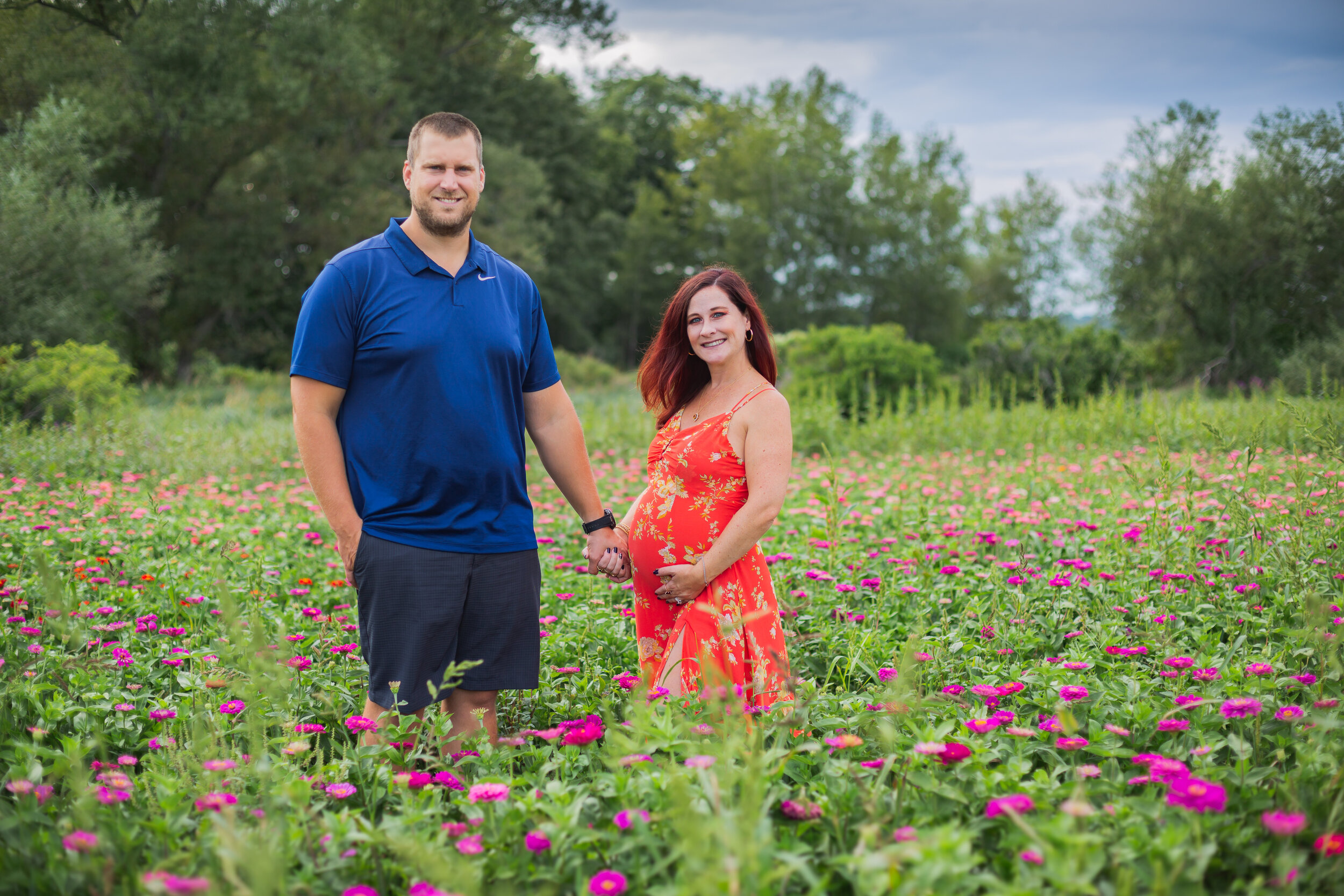 Colby Farm Sunflower Maternity Portrait Session | Stephen Grant Photography