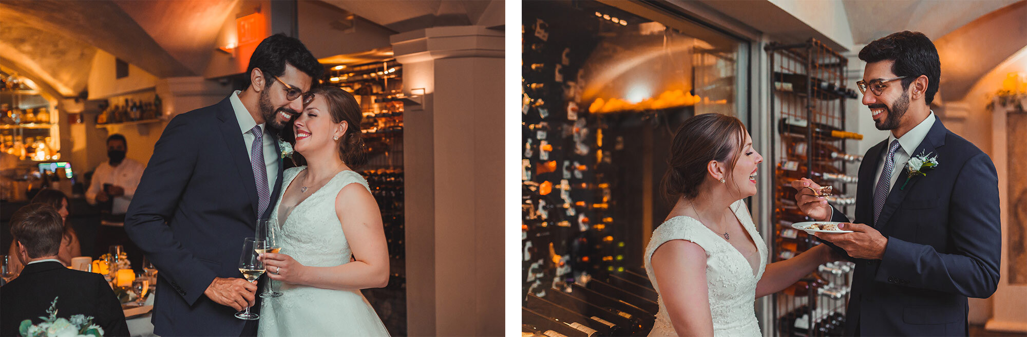 MOOO.... Restaurant Wine Cellar Wedding | Stephen Grant Photography