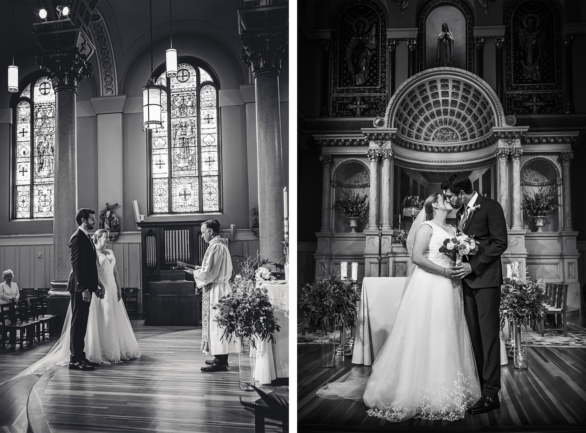 Saint Cecilia Parish Boston Wedding | Stephen Grant Photography