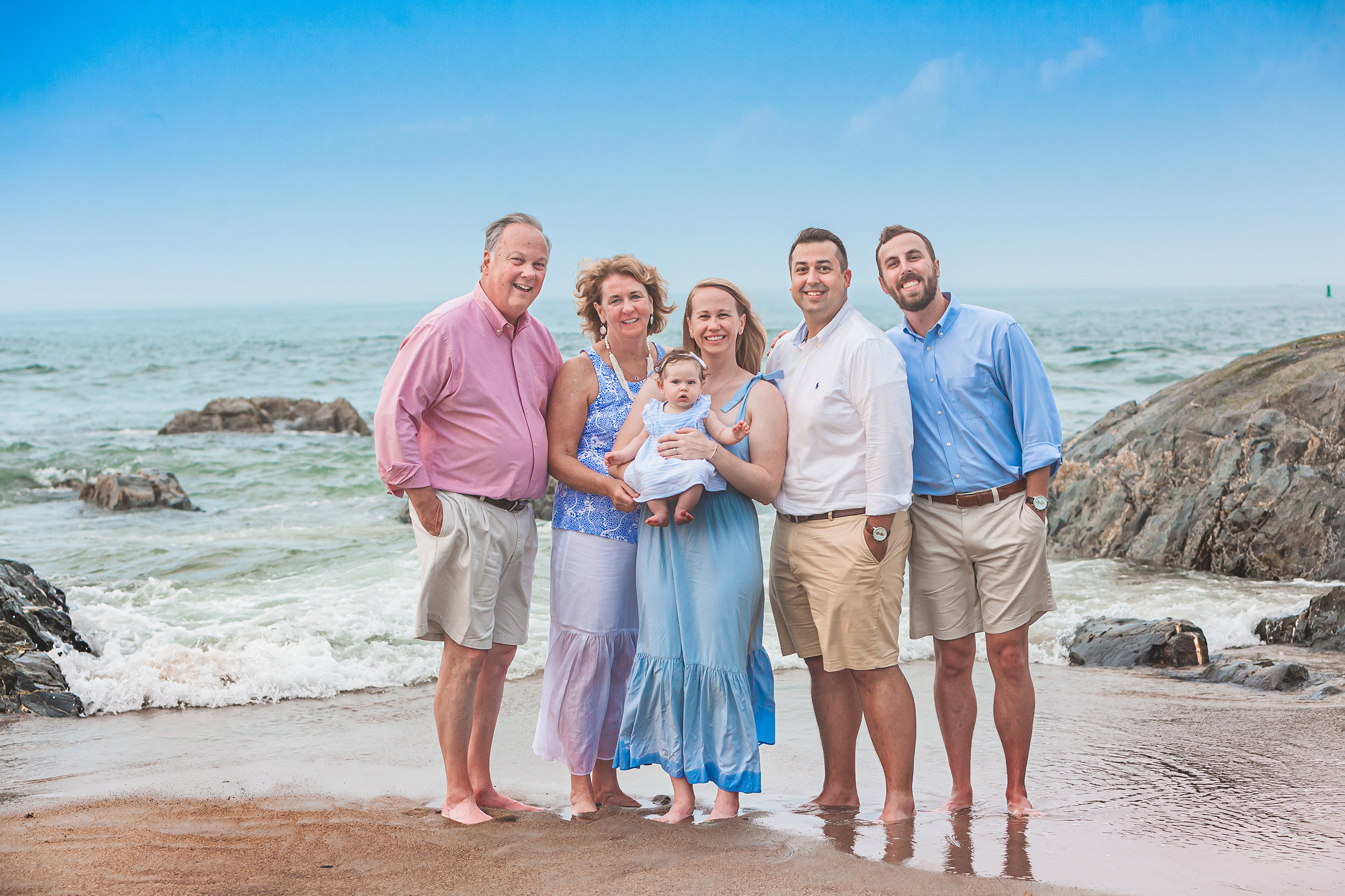 Seabrook NH Beach Family Portrait Session | Stephen Grant Photography