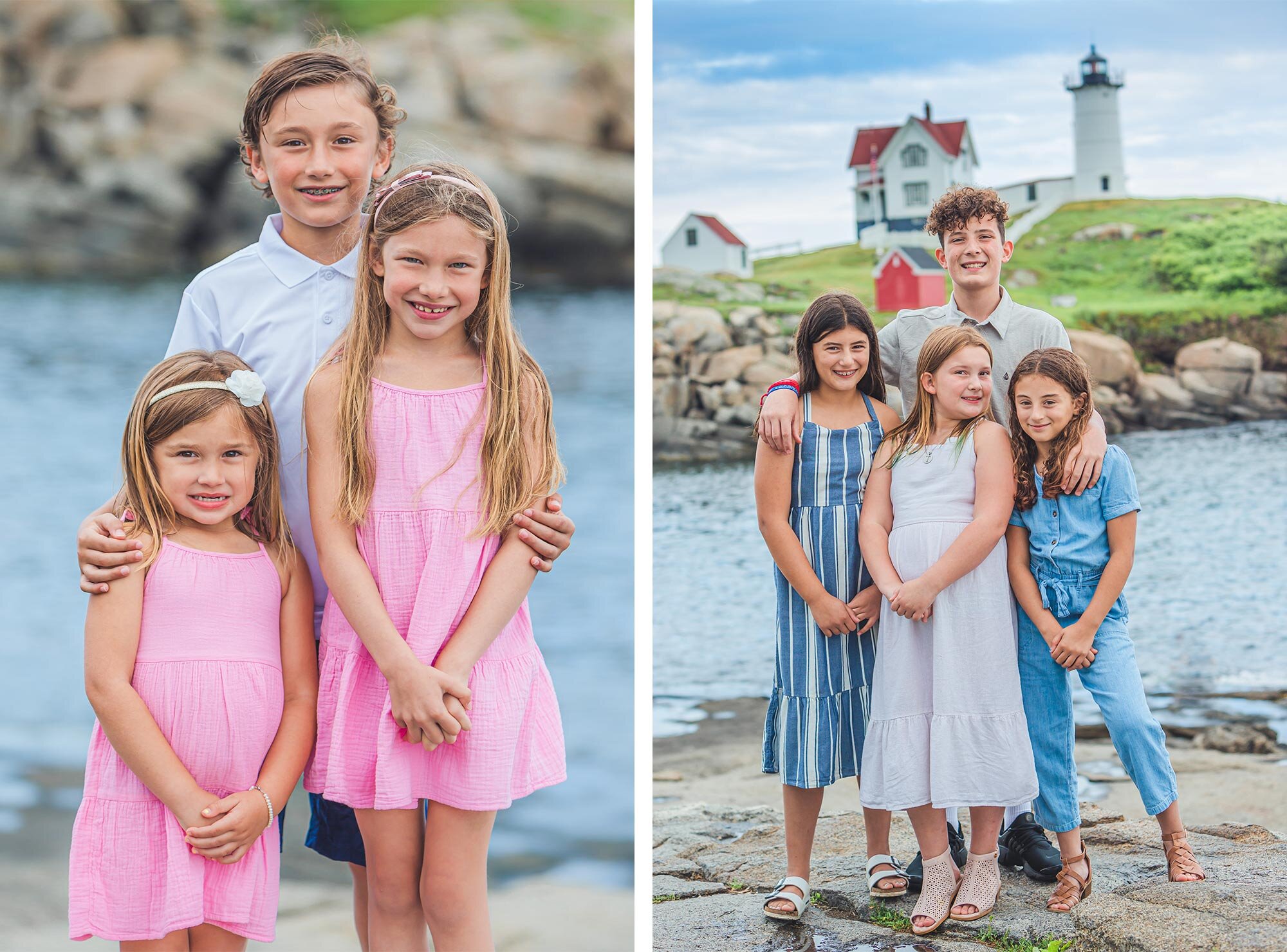 Nubble Lighthouse Family Portraits | Stephen Grant Photography