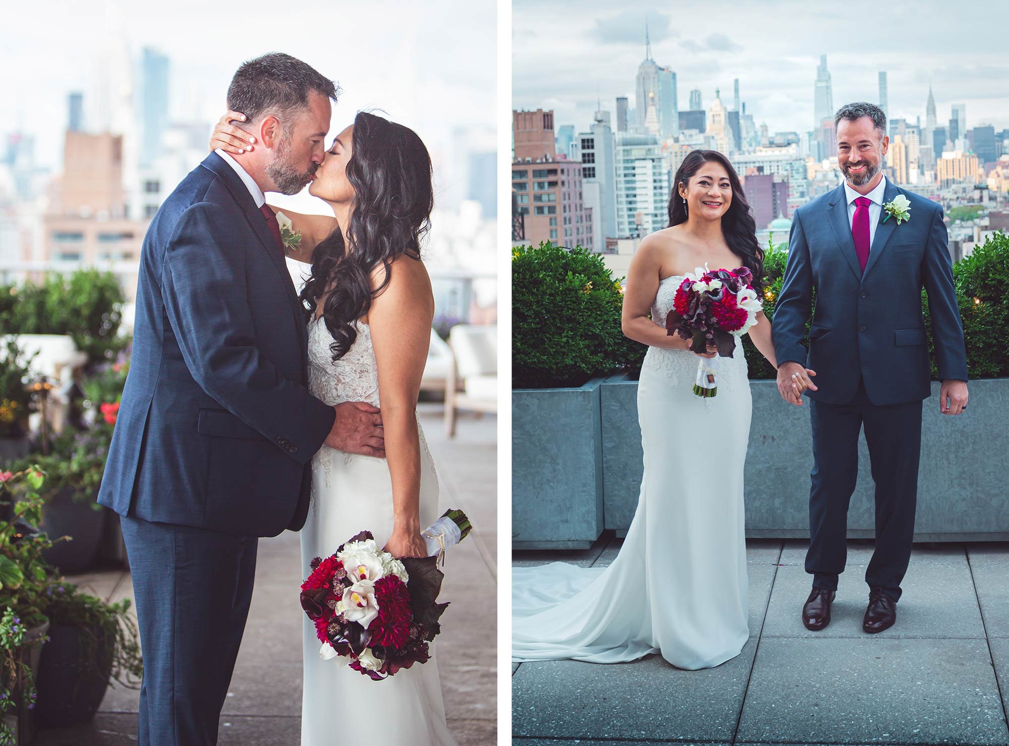 Public Hotel Wedding Rooftop Ceremony - Stephen Grant Photography