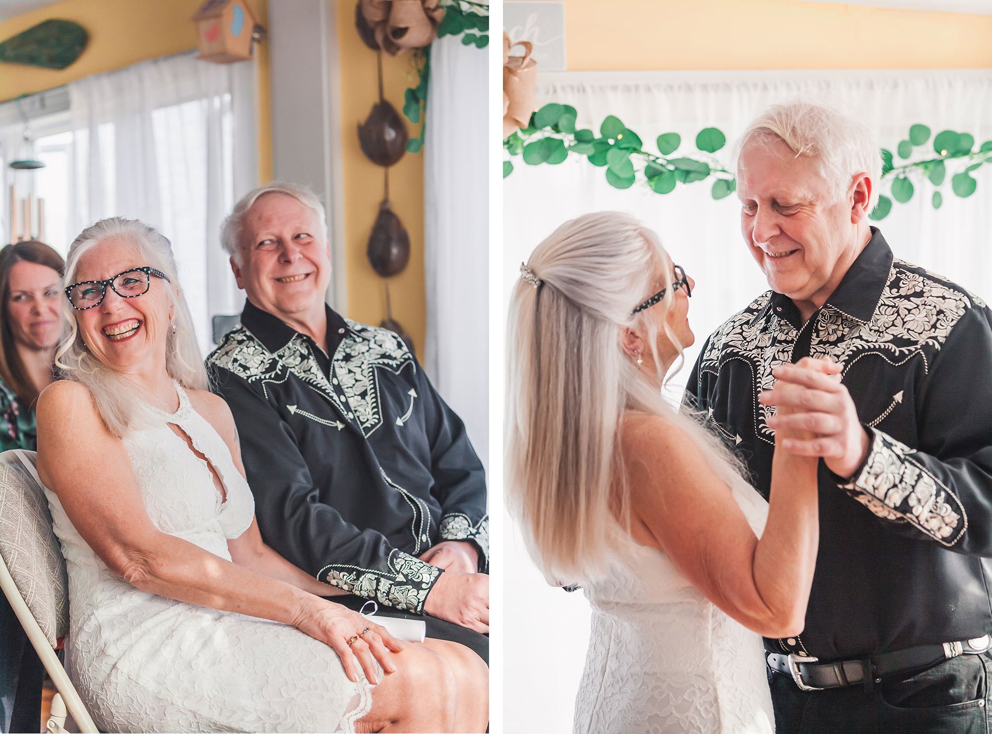 Newburyport Intimate Wedding Ceremony at home | Stephen Grant Photography