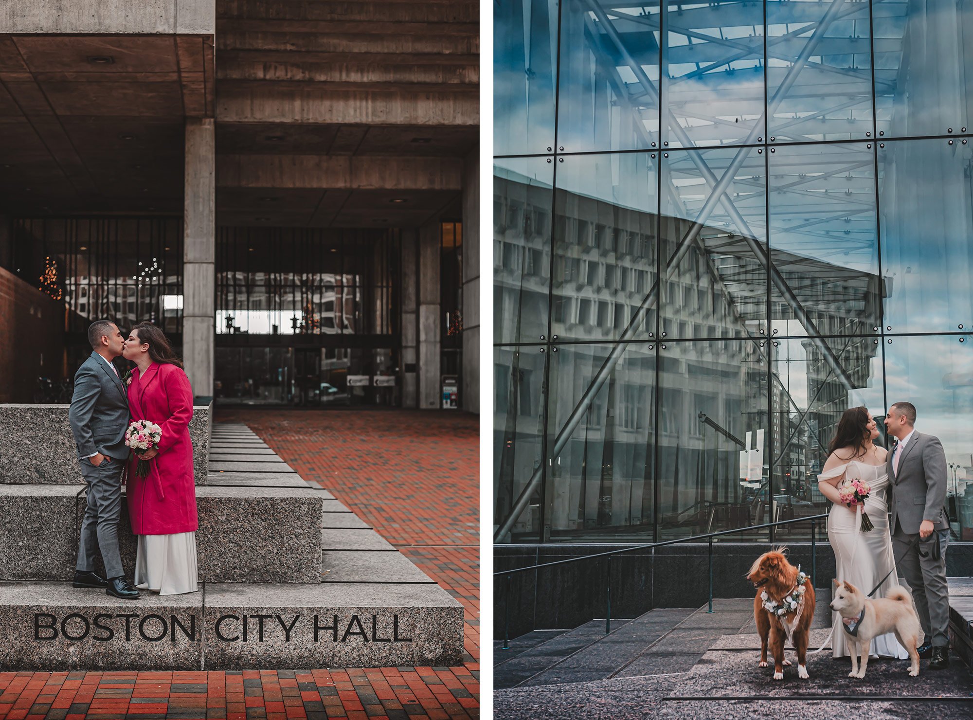 Boston City Hall Civil Ceremony | Stephen Grant Photography