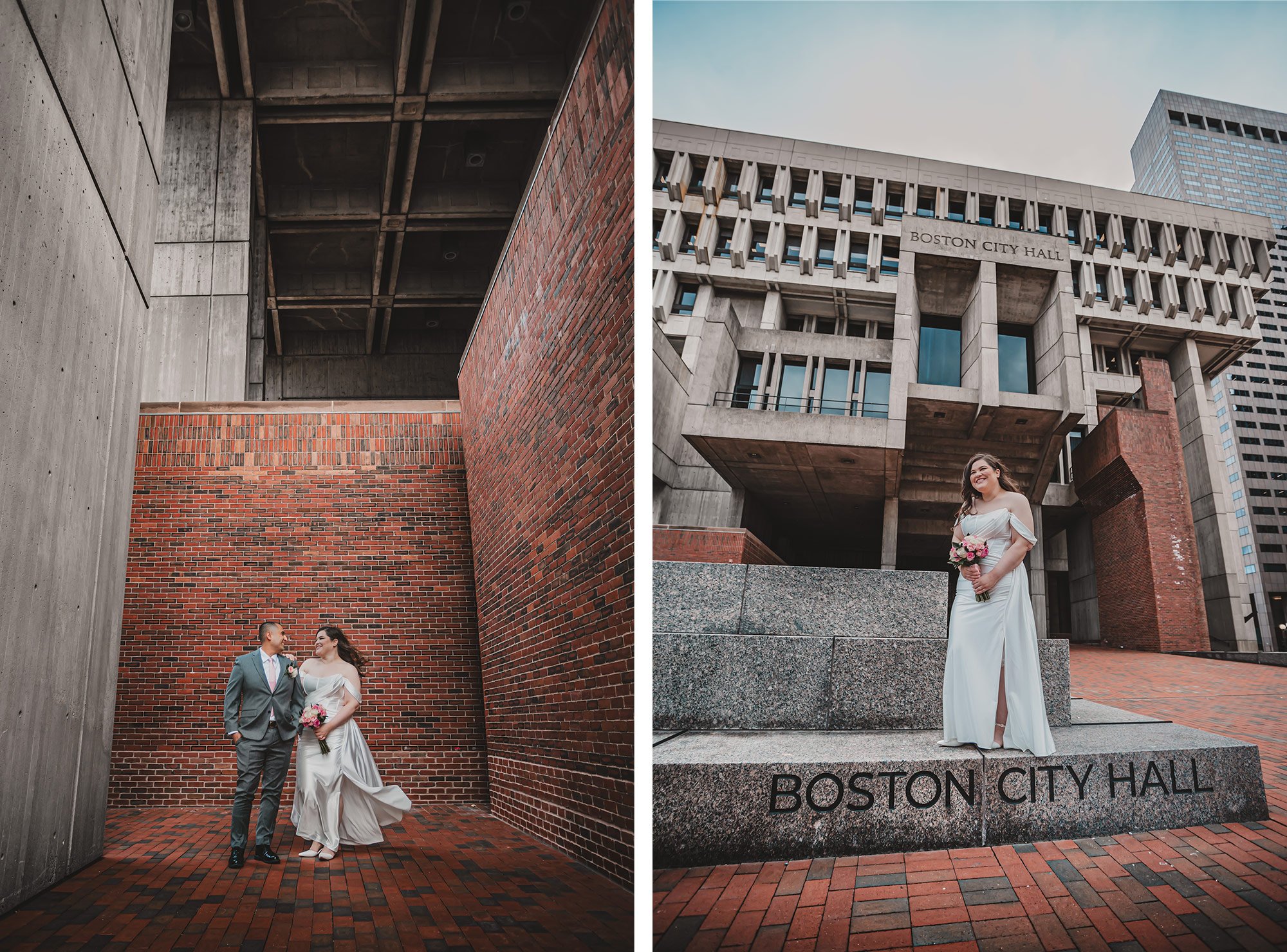 Boston City Hall Civil Ceremony | Stephen Grant Photography