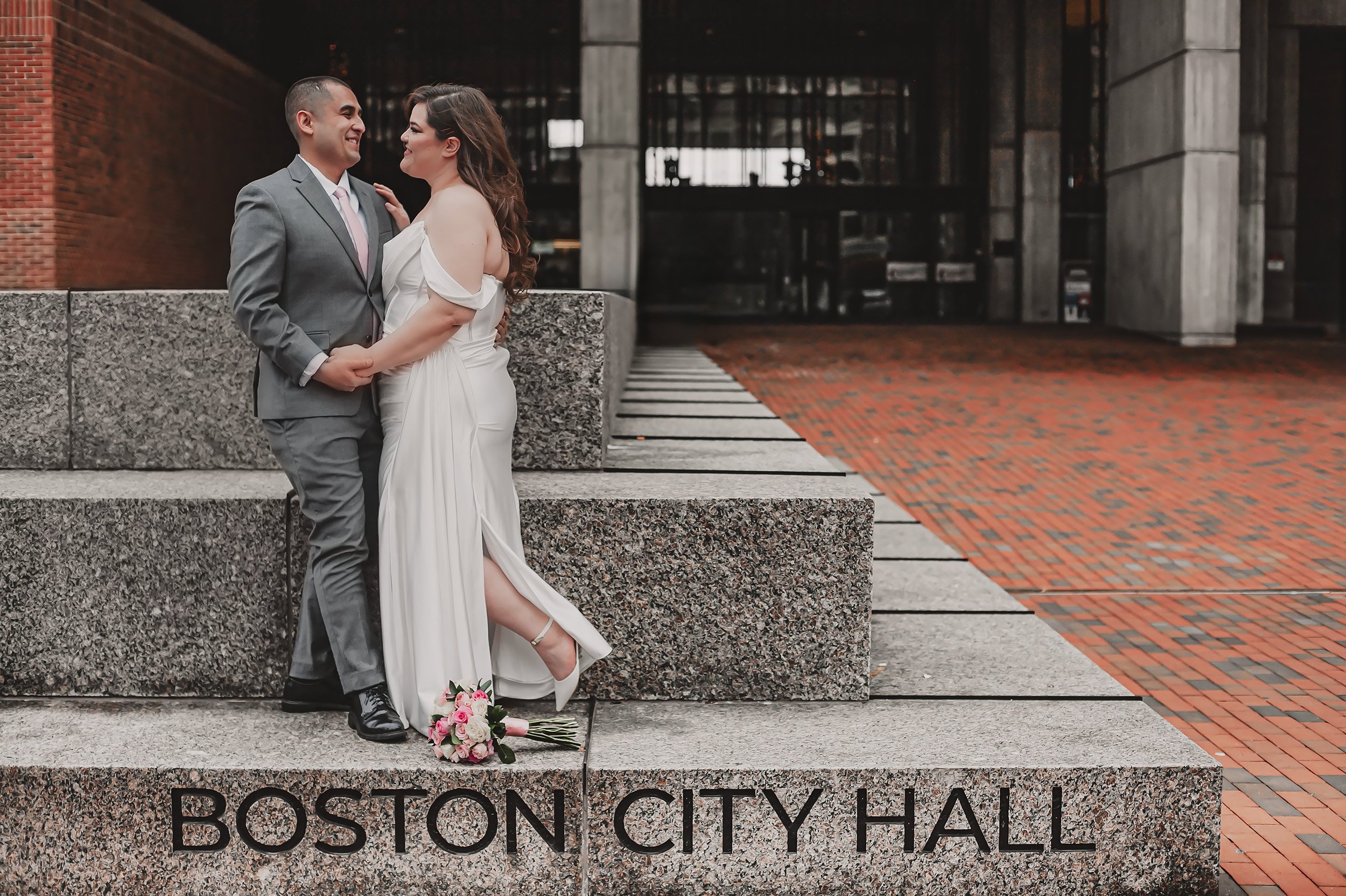 Boston City Hall Wedding | Stephen Grant Photography