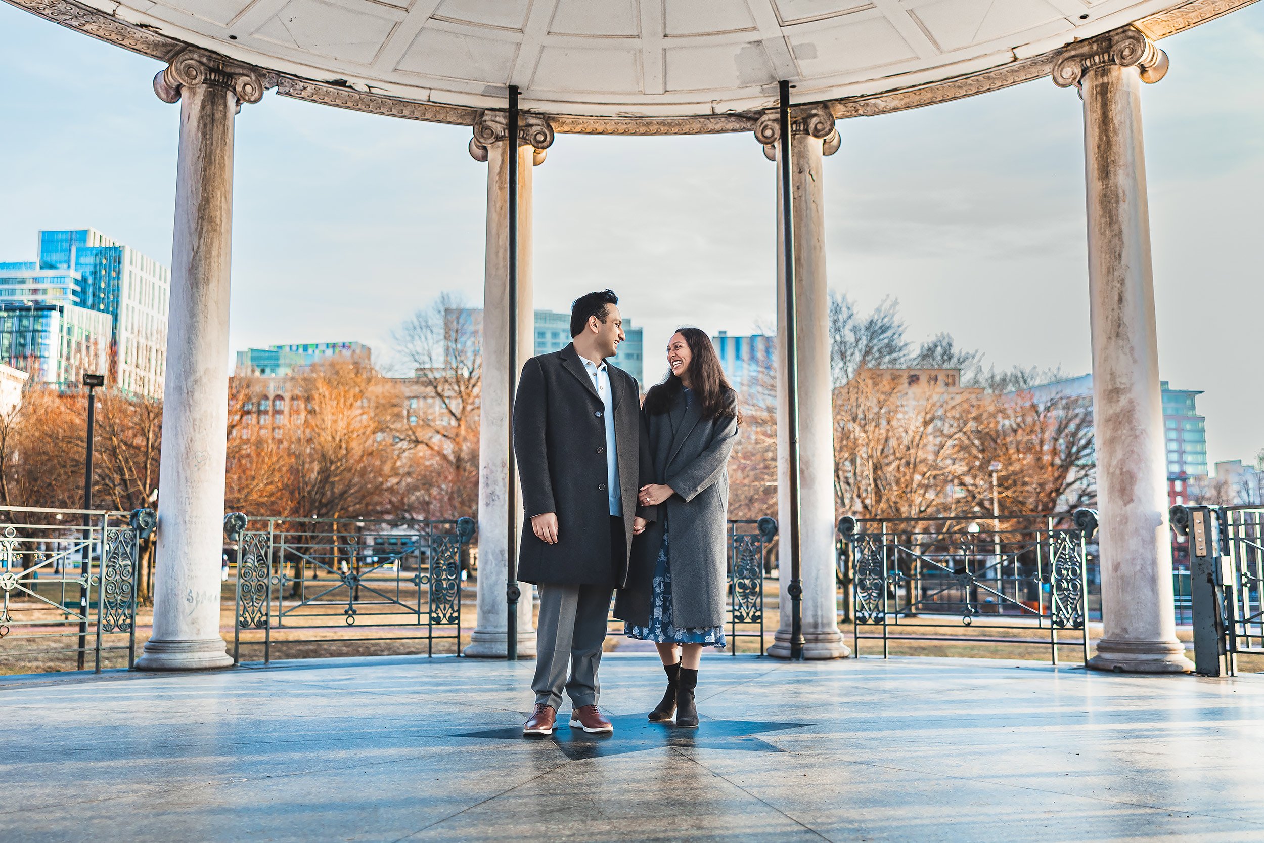 Boston Common Engagement Proposal | Stephen Grant Photography