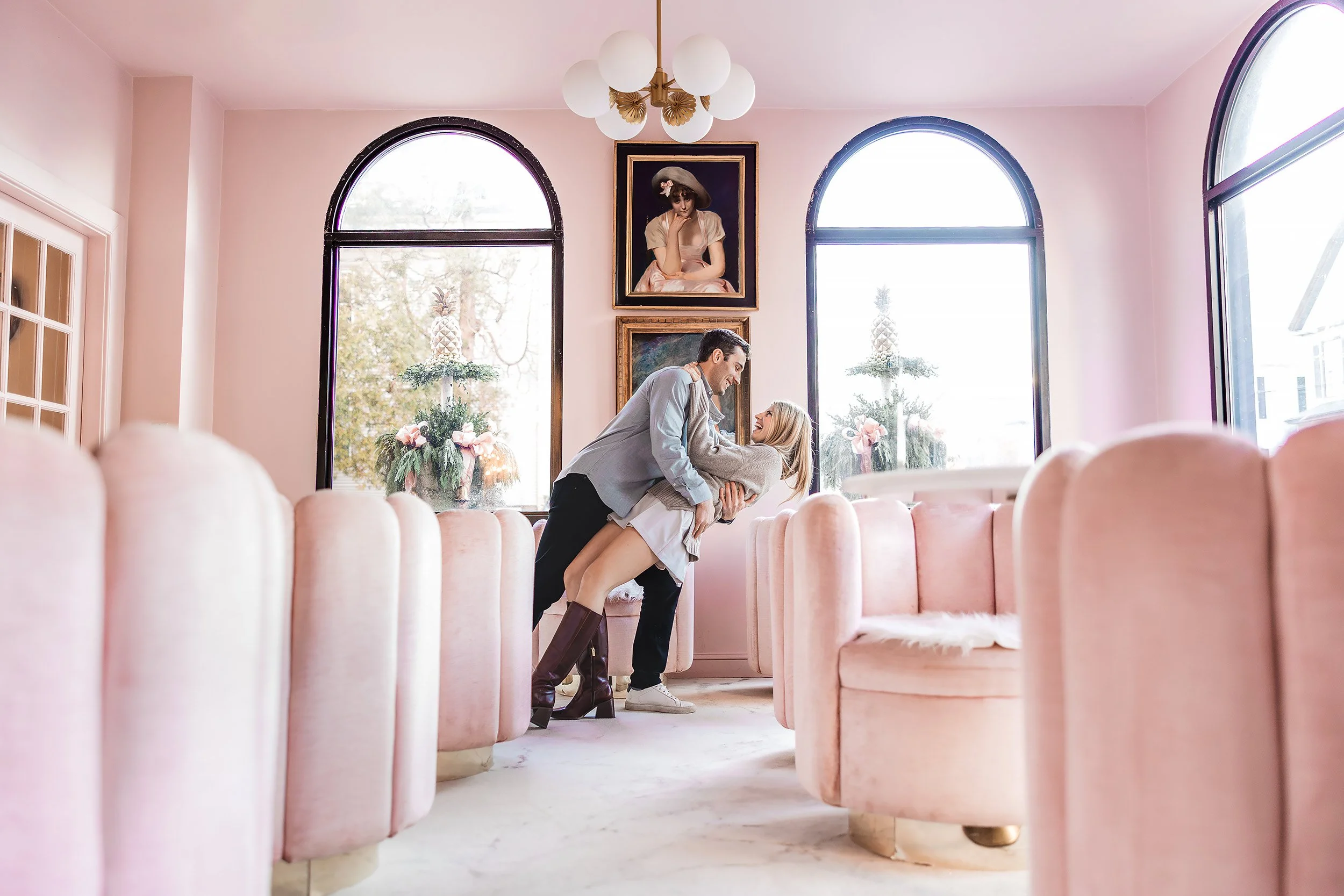 Ladyfinger's Tea Lounge Engagement | Stephen Grant Photography
