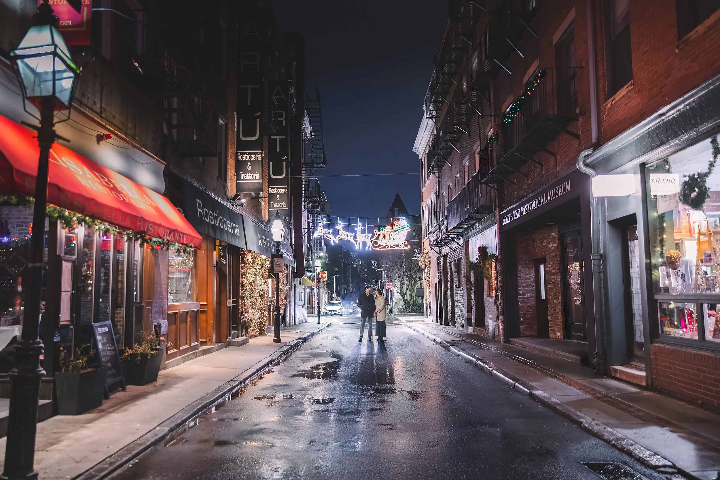 Boston Nighttime Engagement Proposal  | Stephen Grant Photography