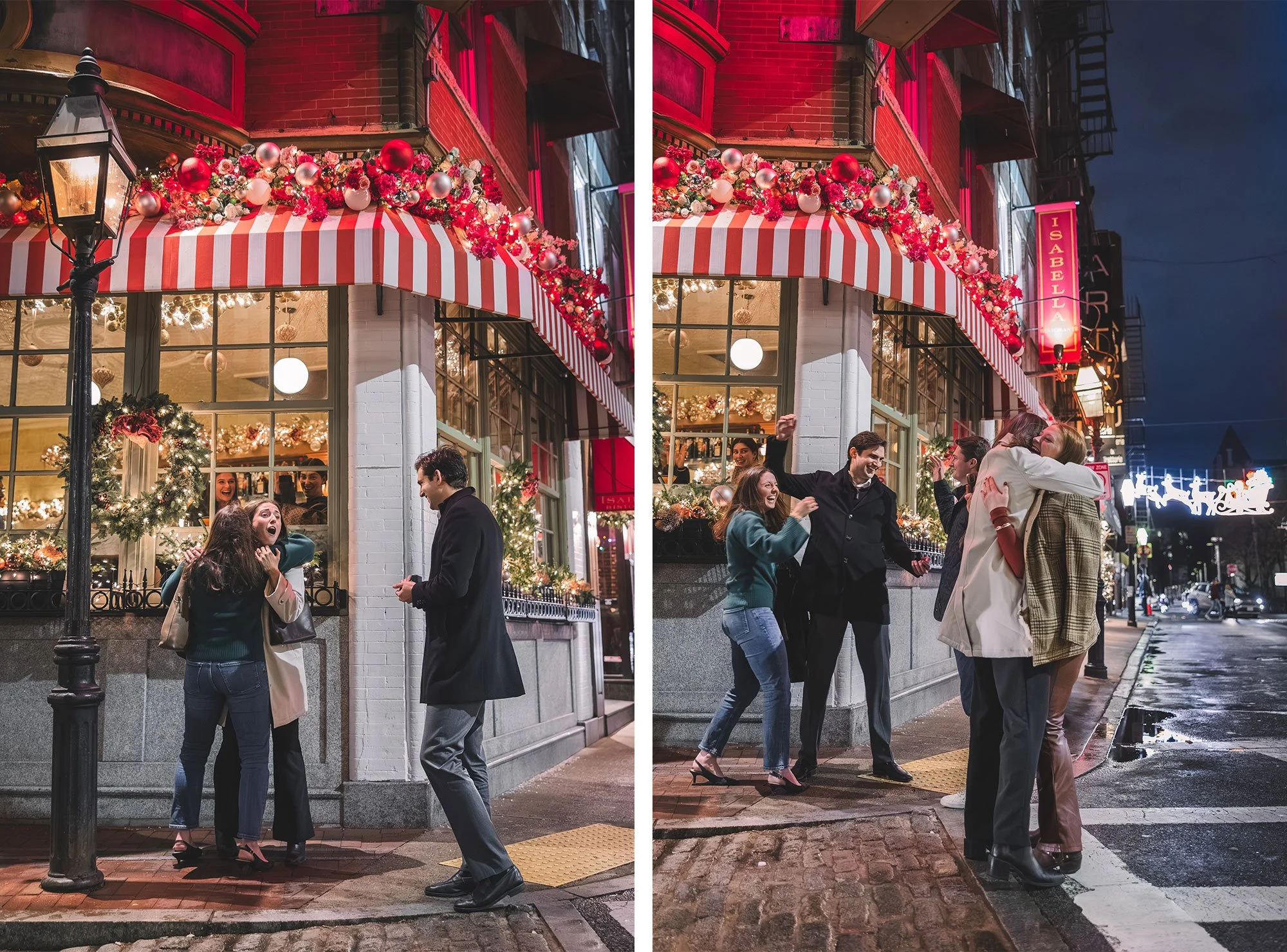 Boston Nighttime Engagement Proposal  | Stephen Grant Photography