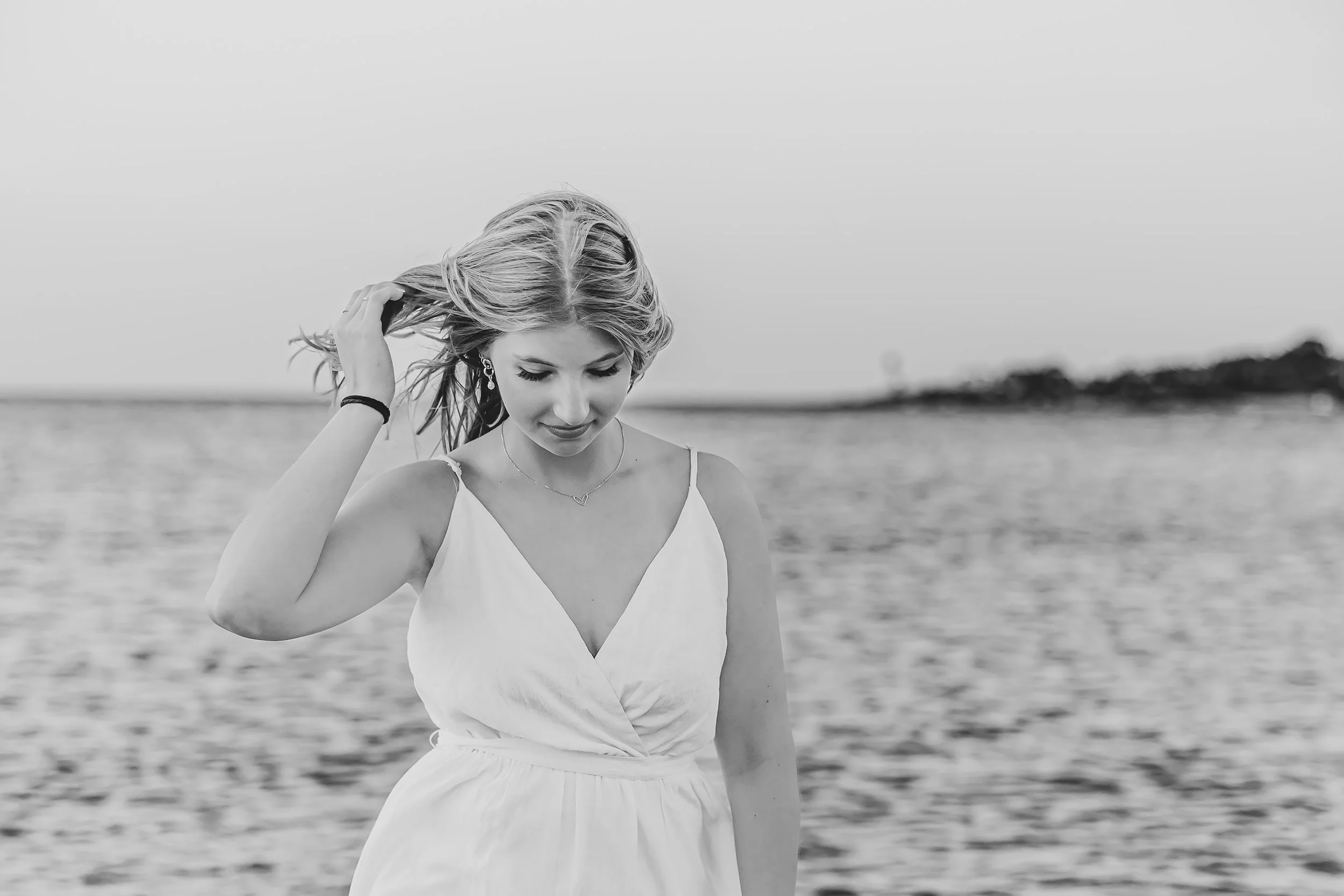 Boston Senior Portrait Beach Session | Stephen Grant Photography