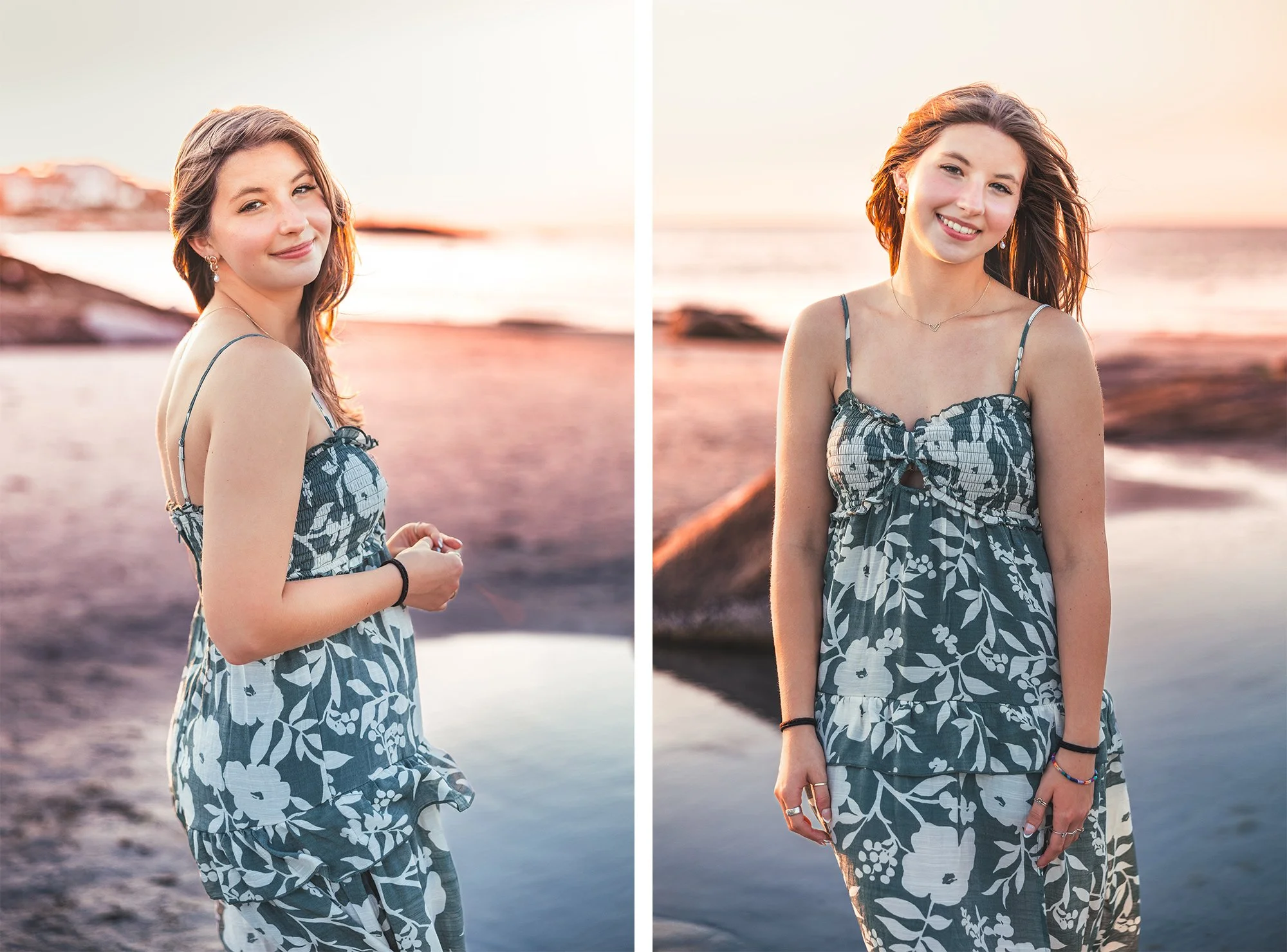 Boston Senior Portrait Beach Session | Stephen Grant Photography
