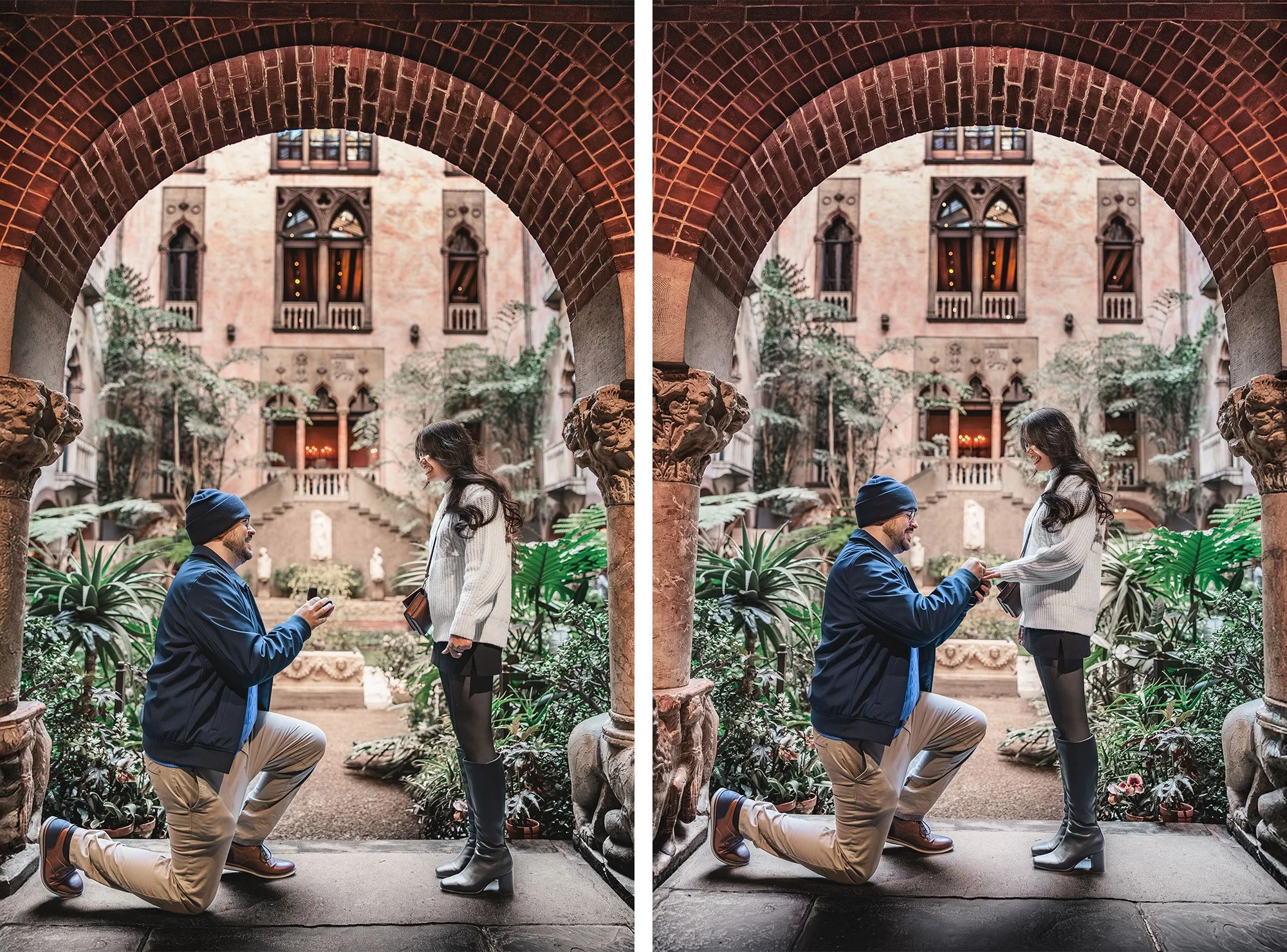 Isabella Stewart Gardner Museum Engagement Proposal | Stephen Grant Photography