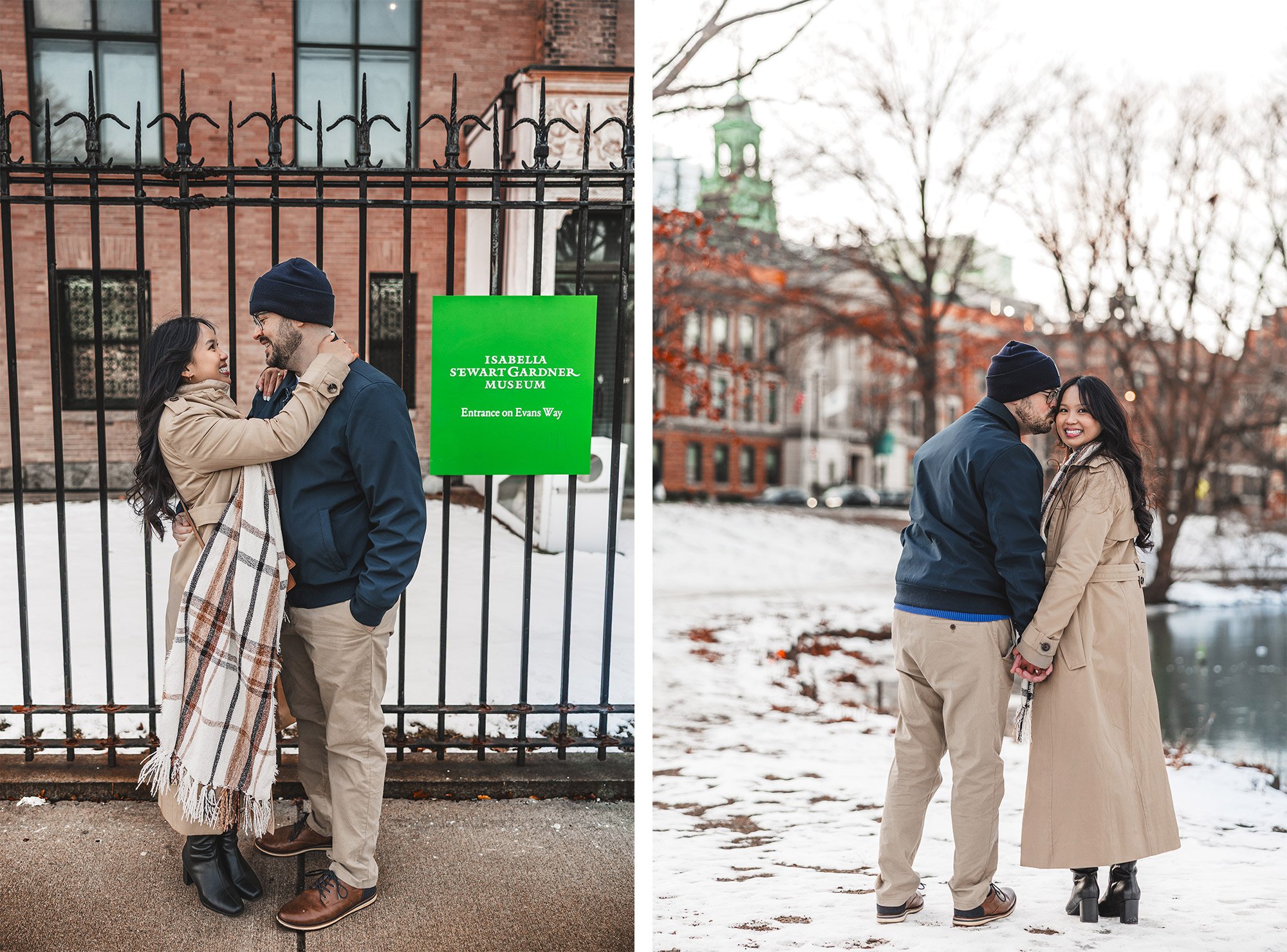 Boston Gardner Museum Engagement Proposal | Stephen Grant Photography