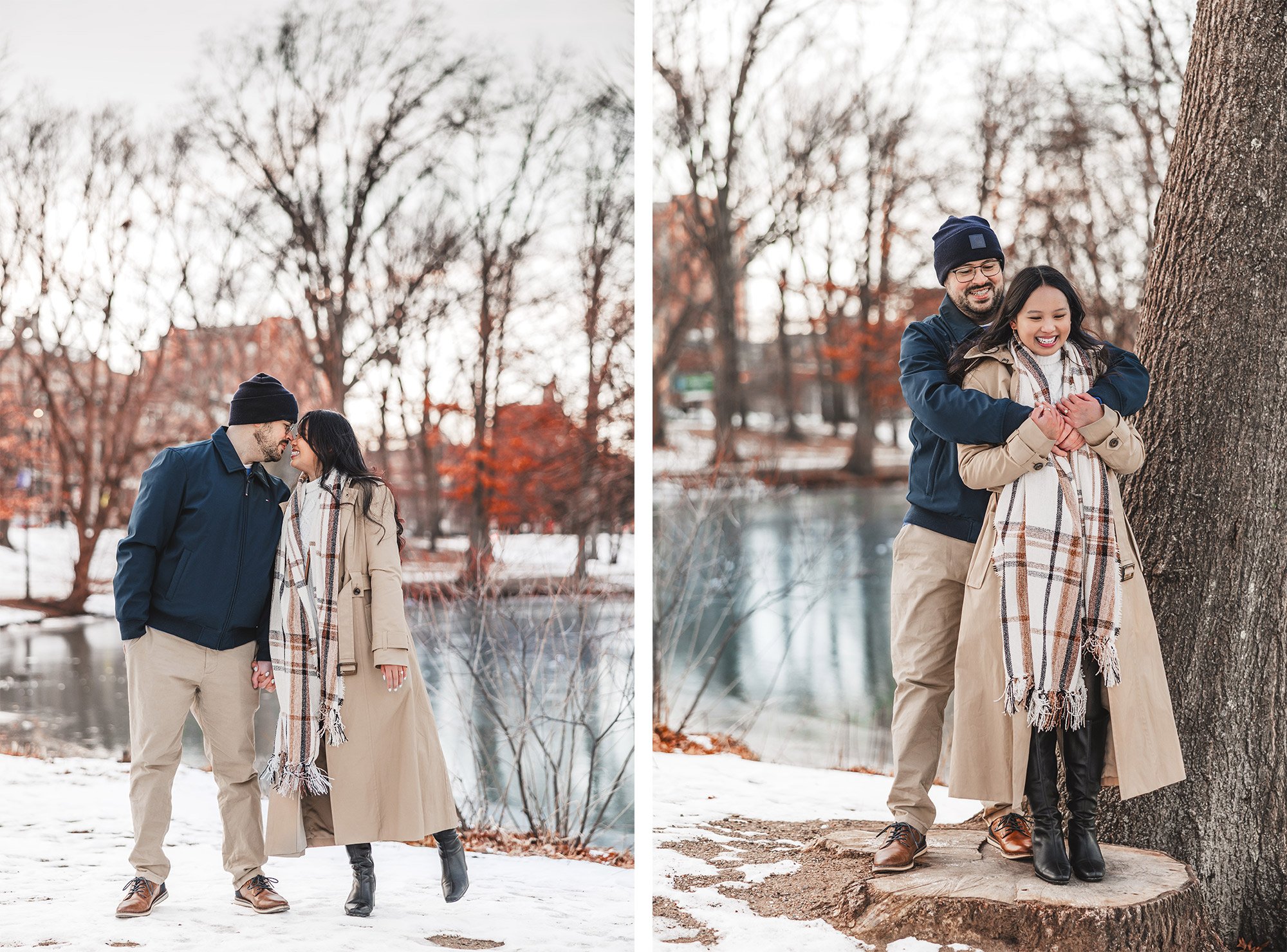 Back Bay Fens Engagement Proposal | Stephen Grant Photography