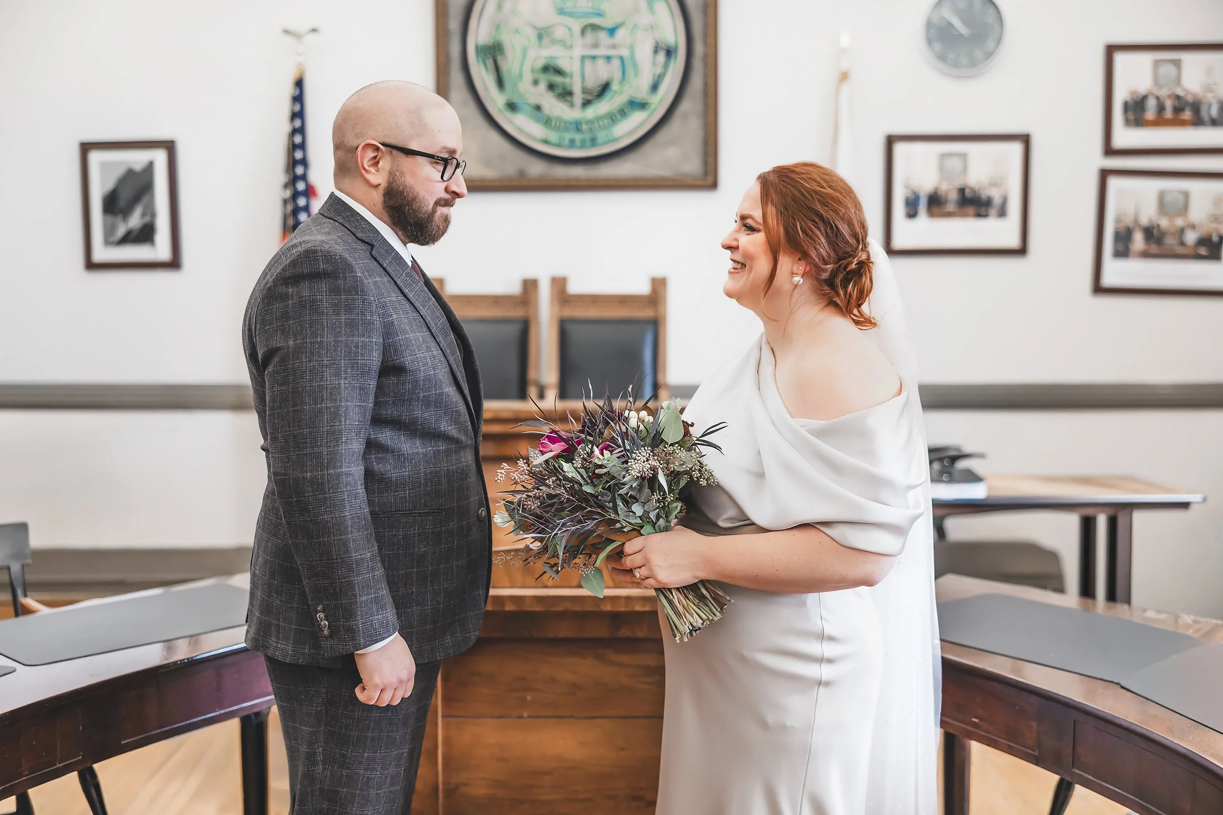 Newburyport City Hall Civil Ceremony | Stephen Grant Photography