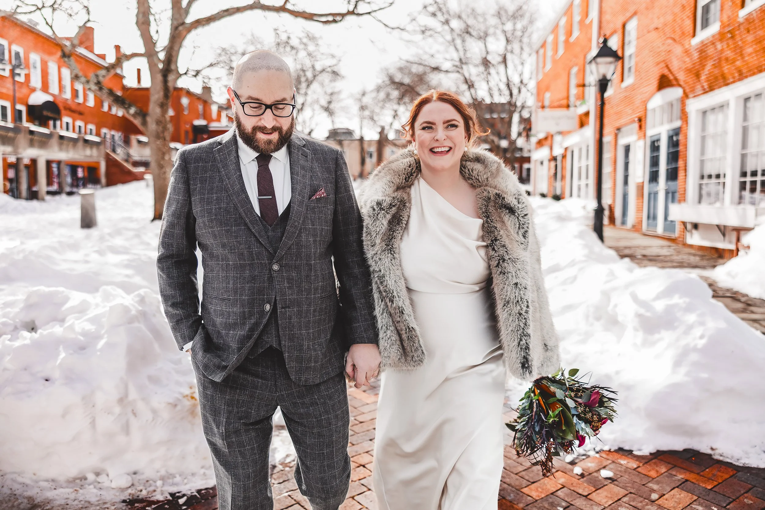 Newburyport City Hall Civil Wedding Ceremony | Stephen Grant Photography