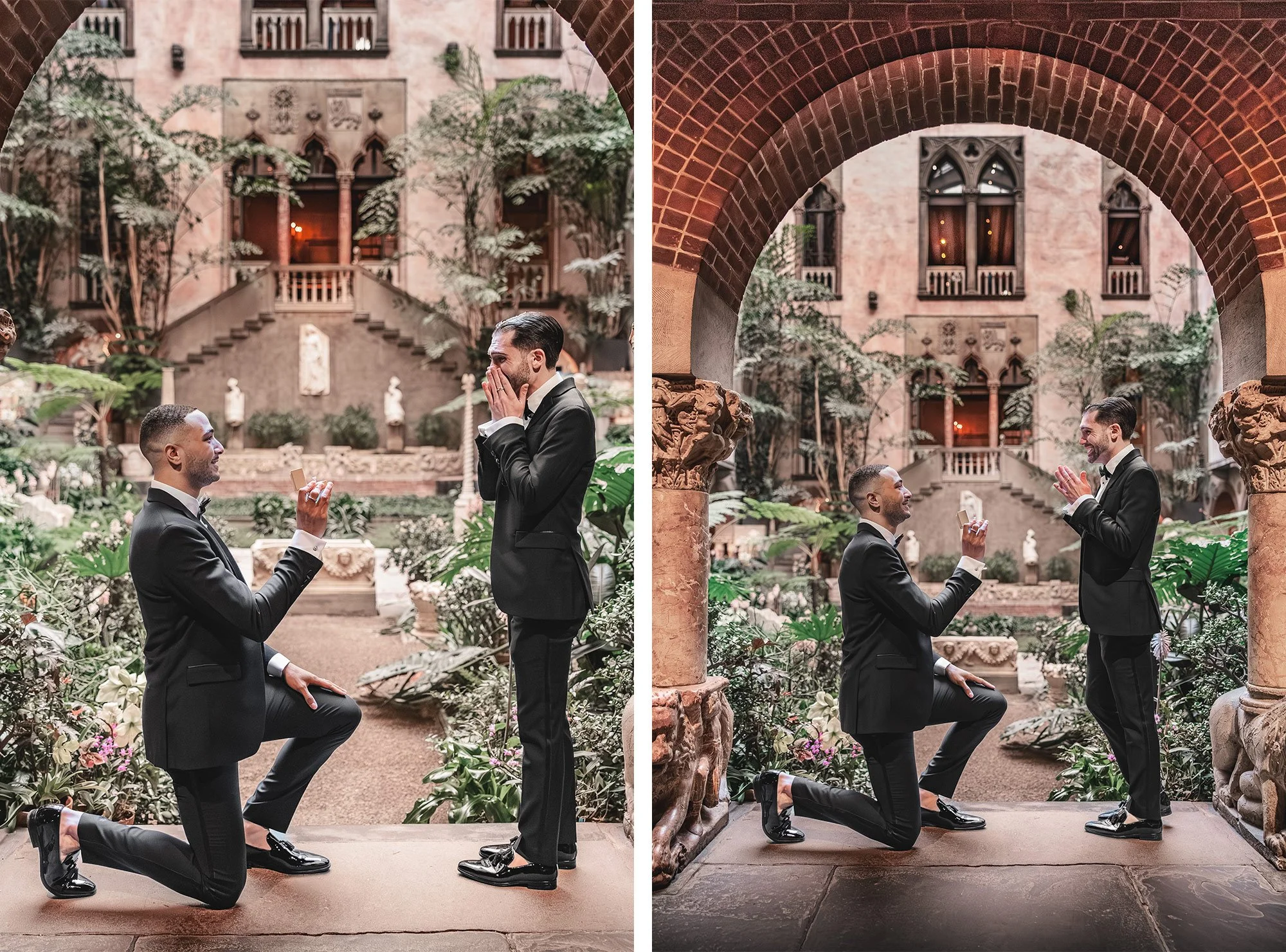 Isabella Stewart Gardner Engagement Session | Stephen Grant Photography