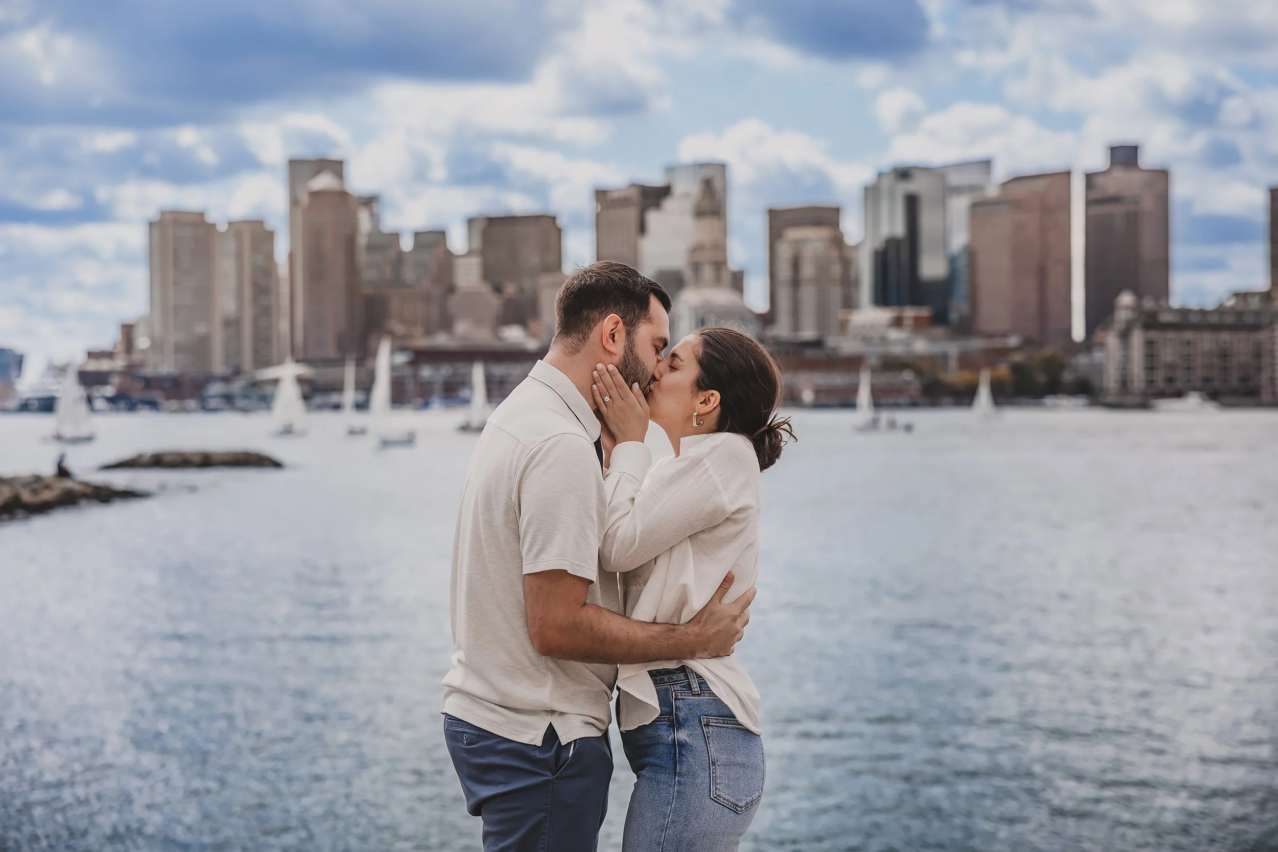 East Boston Engagement Proposal | Stephen Grant Photography