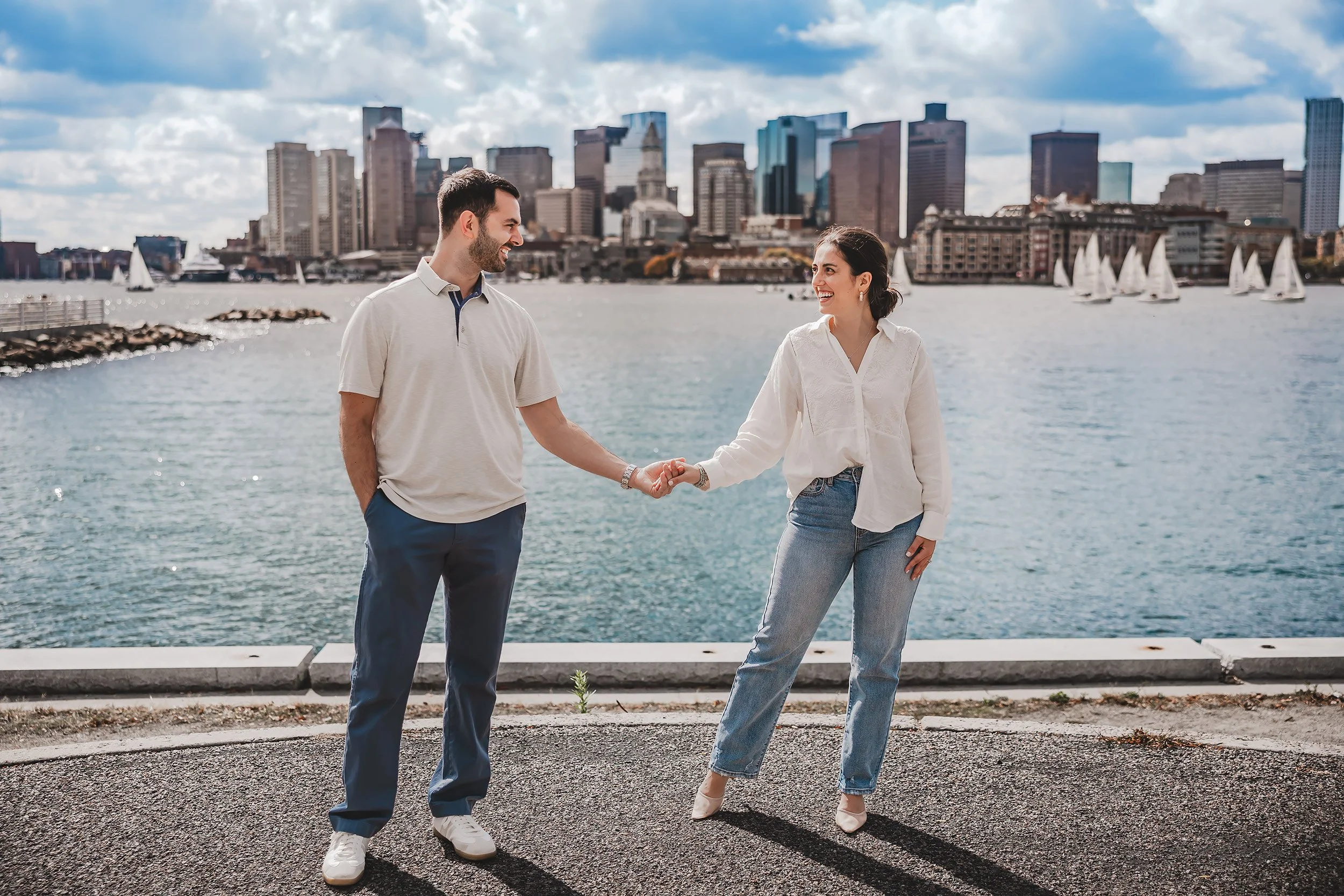 East Boston Engagement Proposal | Stephen Grant Photography
