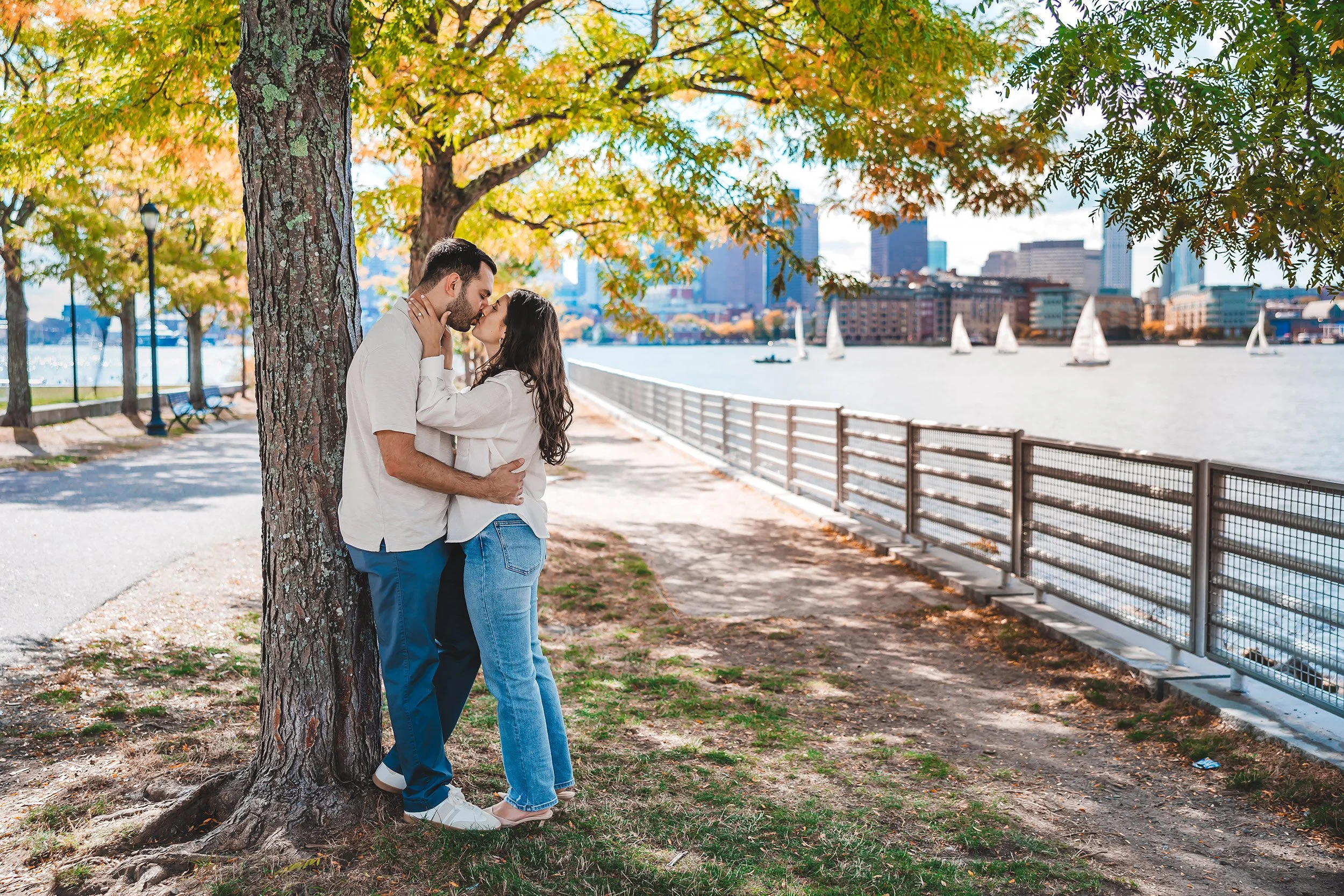 East Boston Engagement Proposal | Stephen Grant Photography