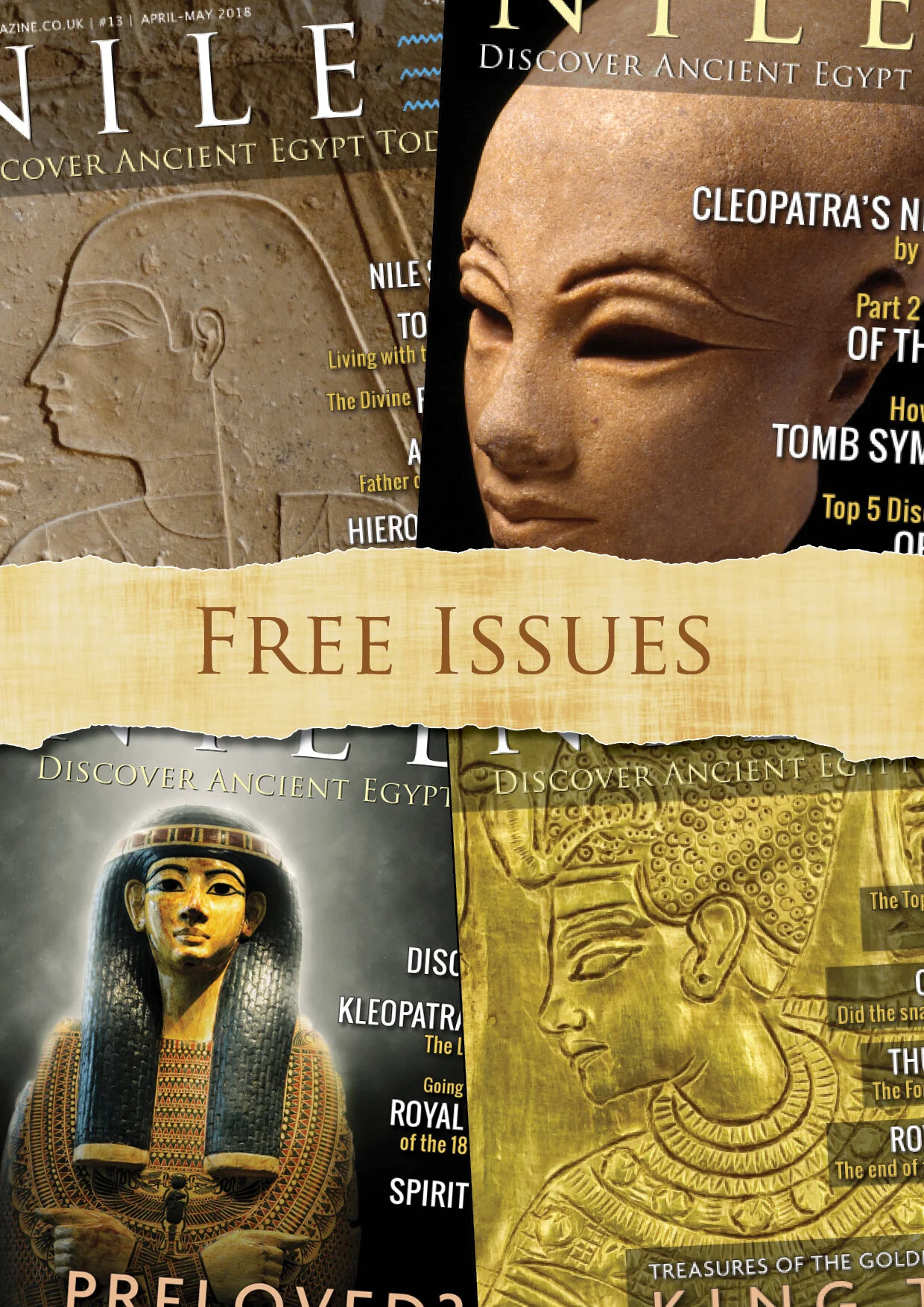 Click on the covers above to choose your free issues to download.