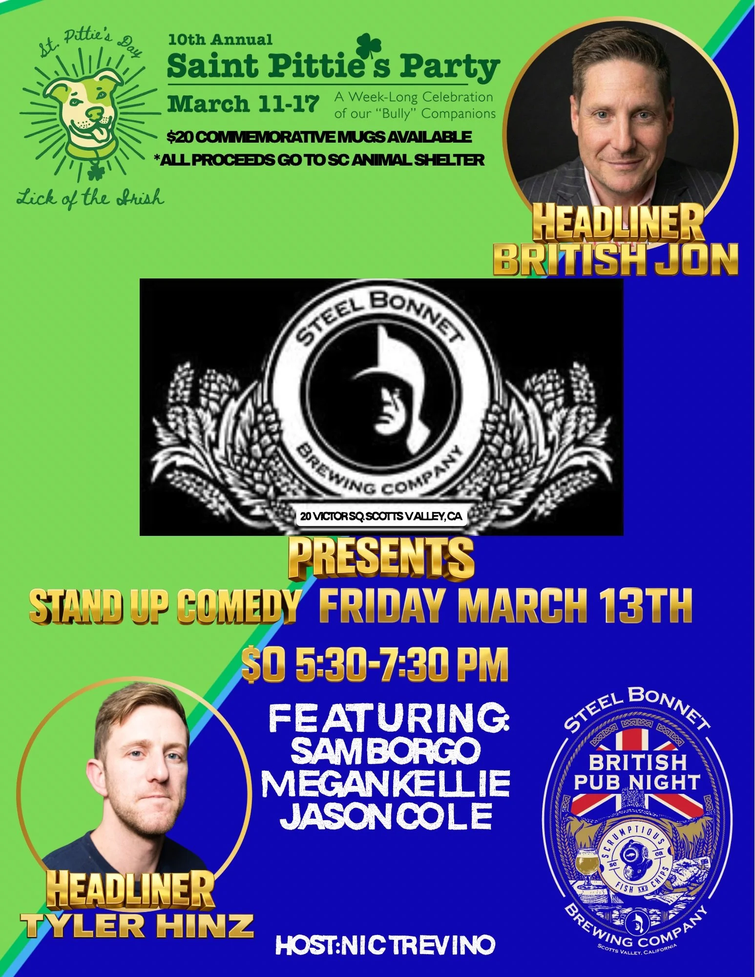 Don Flynn's Comedy Brew hosted by Nic Trevino