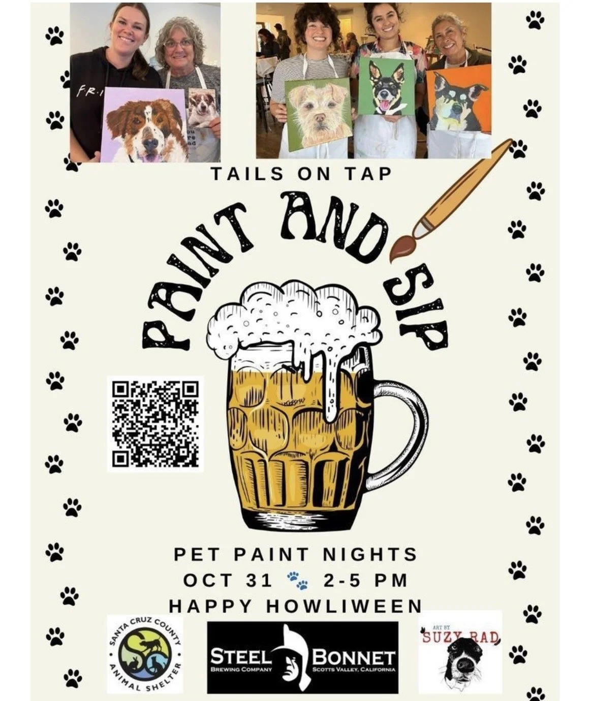 Tails on Tap - Paint your Pet w/ Suzy Rad