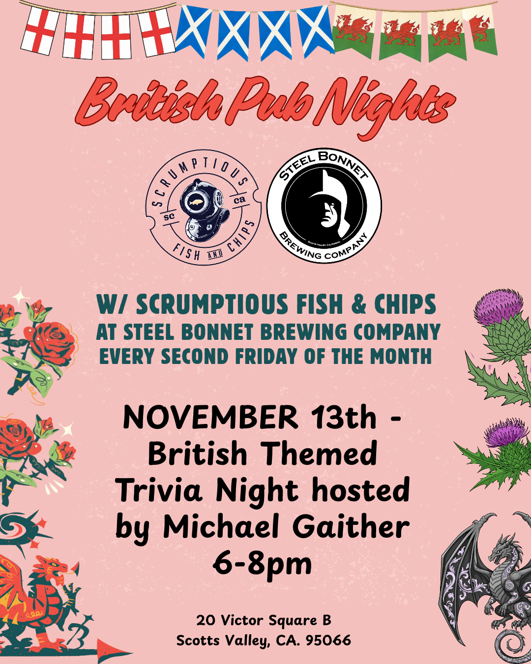 British Pub Night feat. British Trivia w/ Michael Gaither