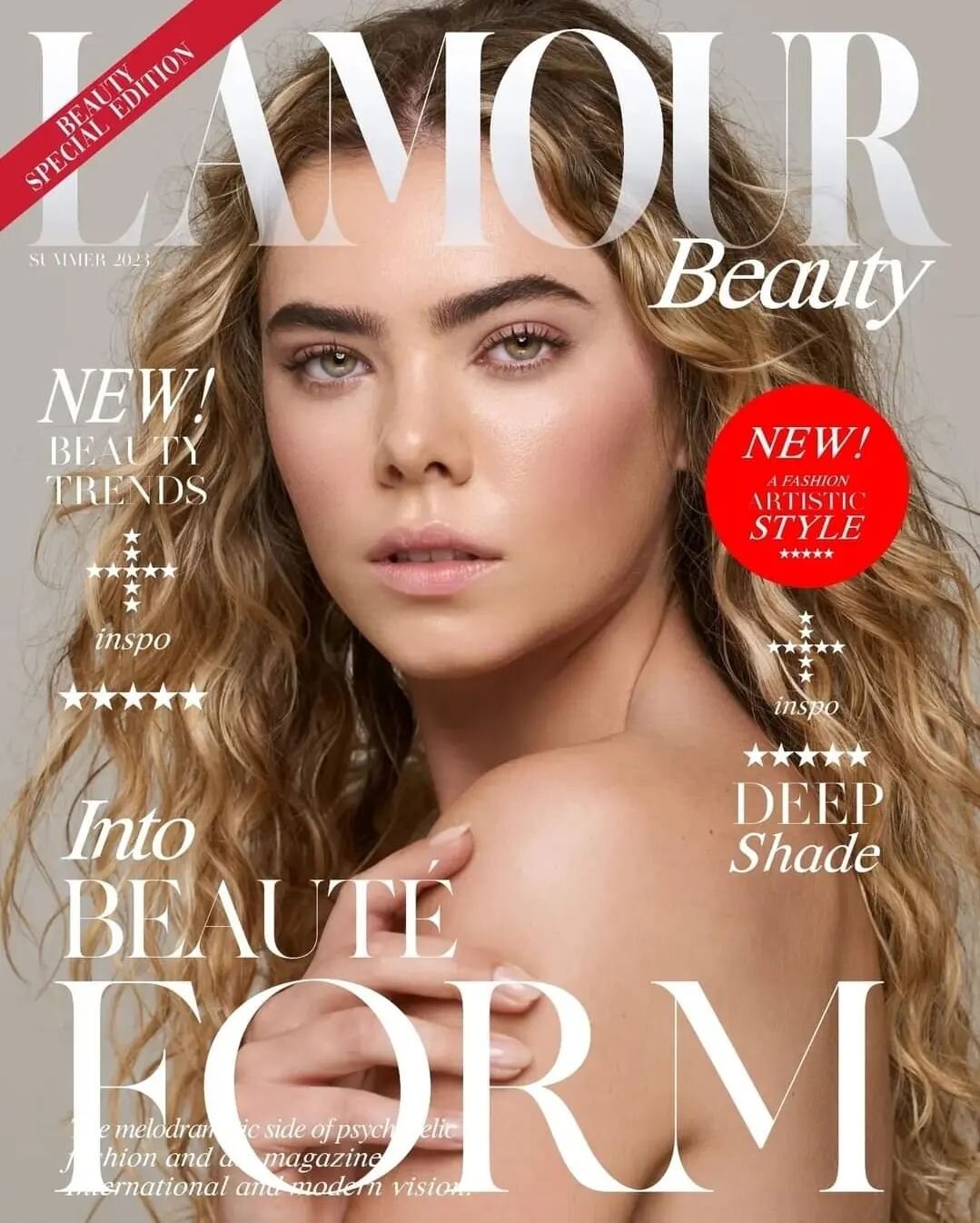 What an incredible honour to be featured in L'Amour Magazine, France where our team landed cover, and I was blessed to be interviewed. Scroll to read 📚 💄

I created the cover look using:
Skincare @janssencosmetics_official
Foundation @temptuaustral