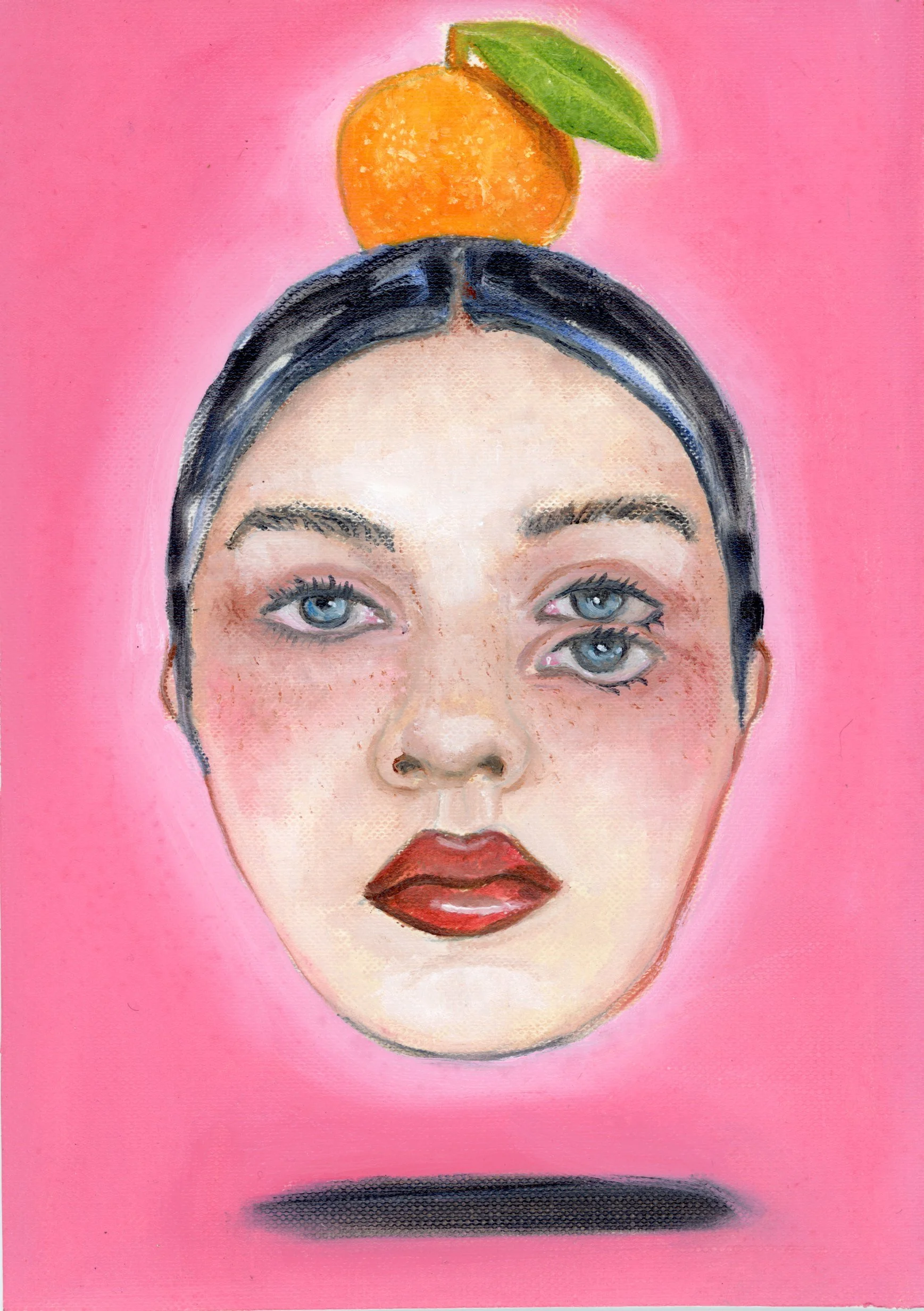  ‘Tangerine Dream’ -  Oil on Canvas paper     SOLD   