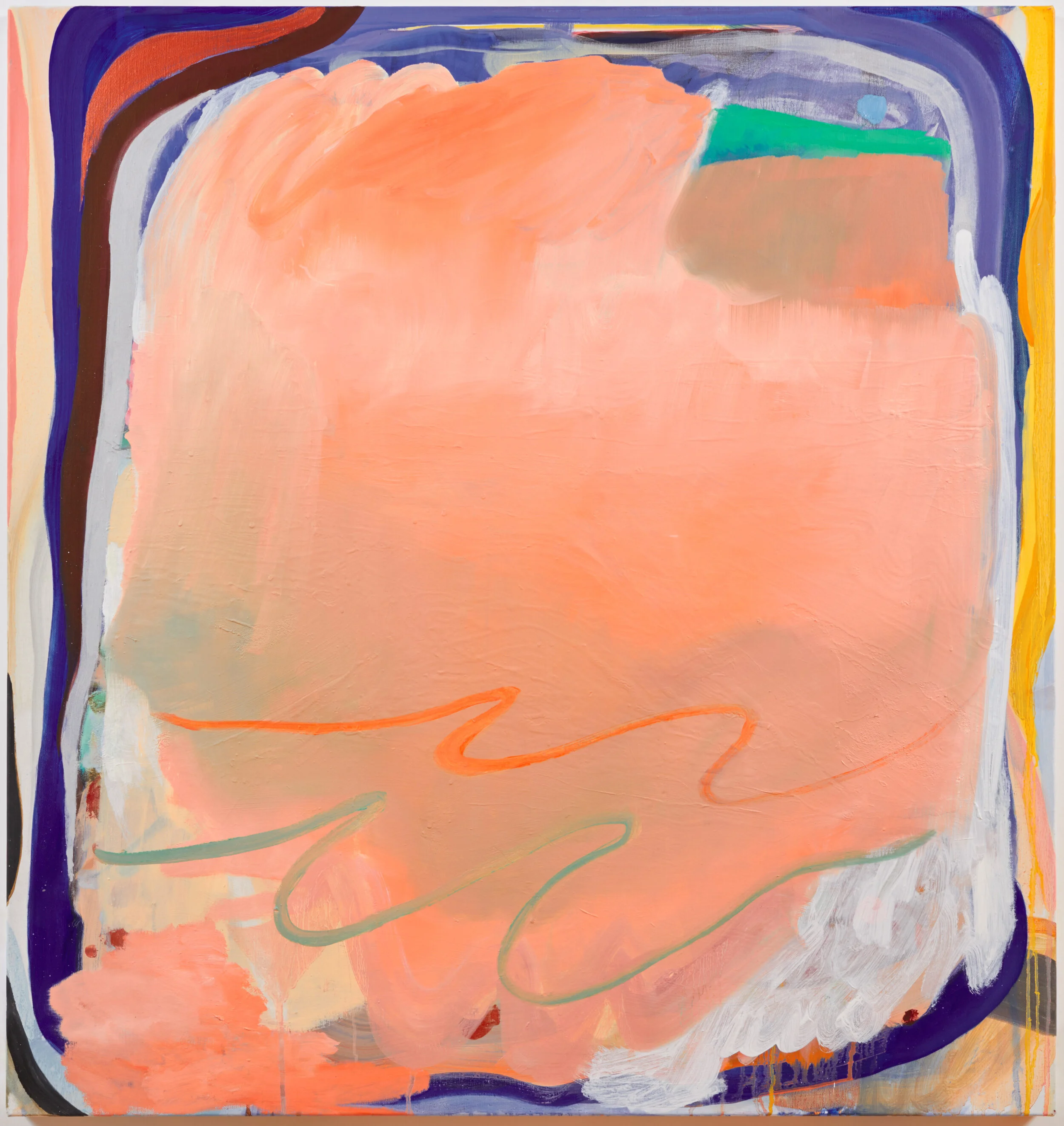 Otherworldly at the Egg&Dart, Thirroul, September 2019. Sherbet Rollers, oil on linen, 92cm x 87cm, 2019