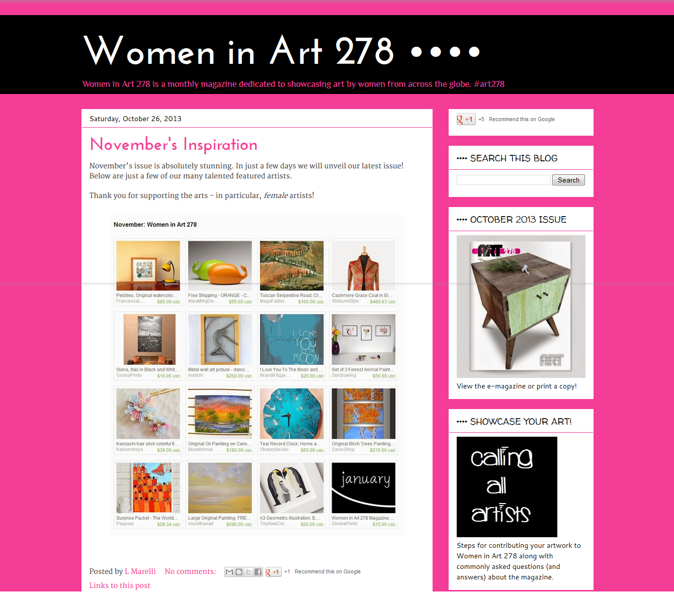 WOMEN IN ART 278 26 OTTOBRE 2013.png